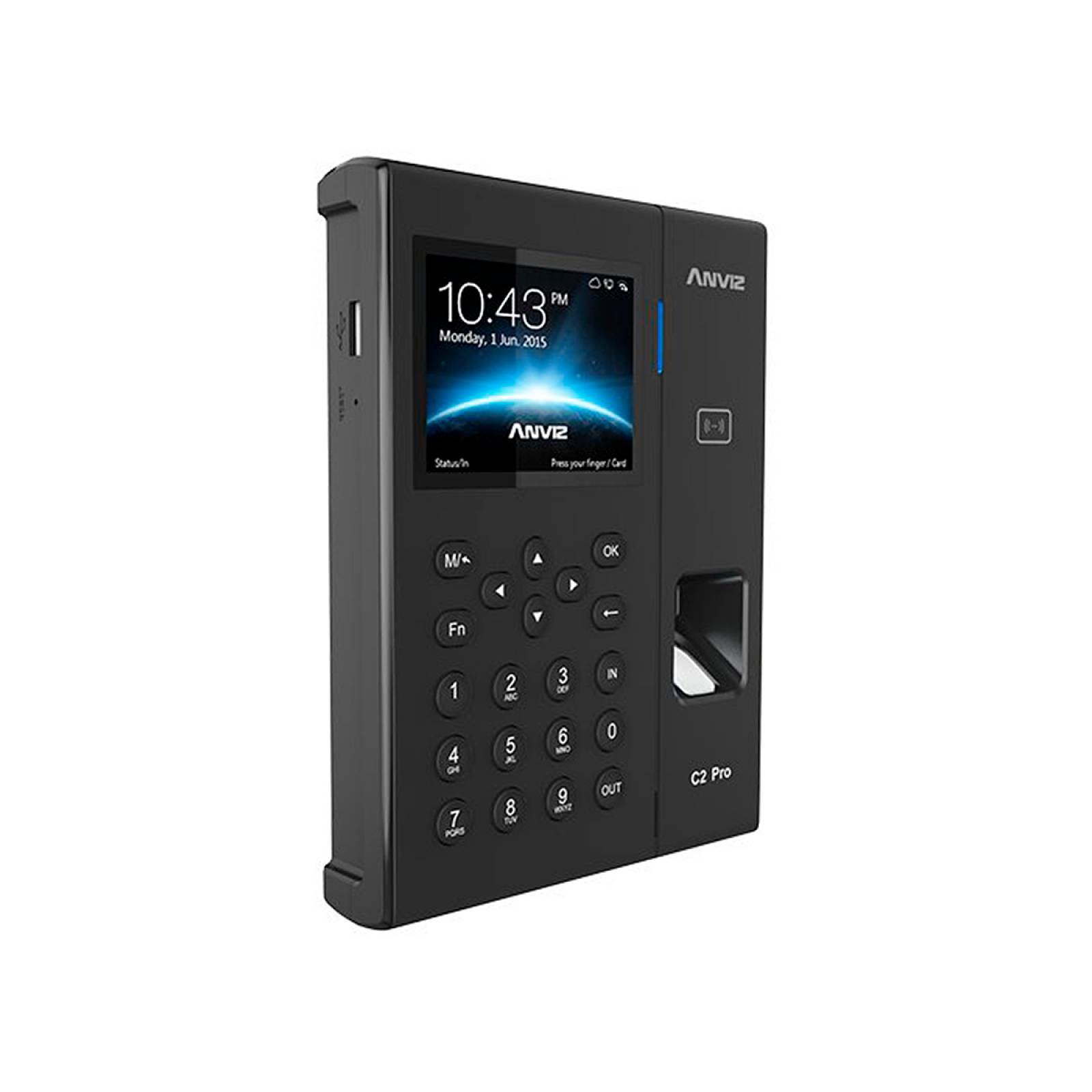 Control Asistencia Anviz AN C2PRO Biometrico Huella Digital 