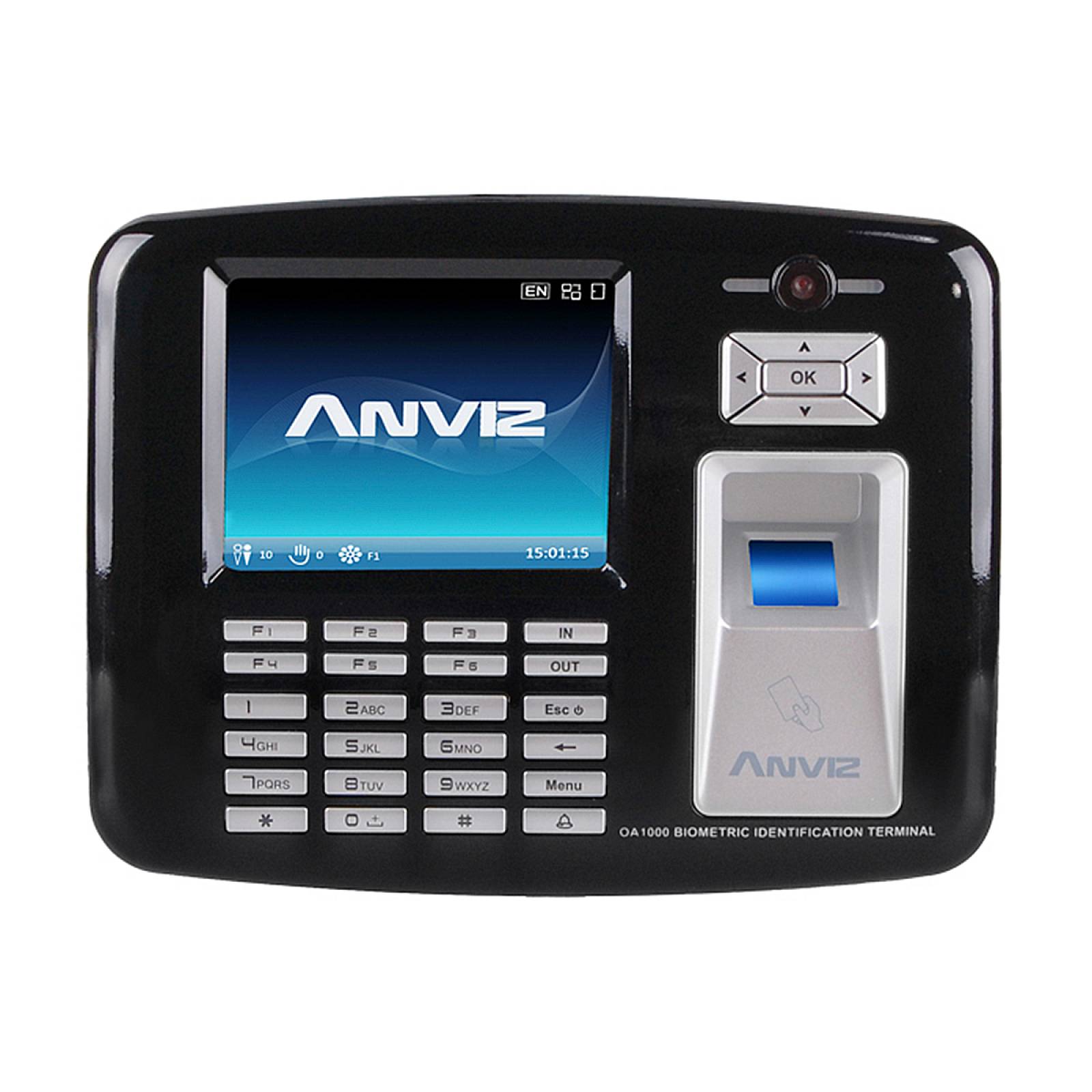 Control de Acceso y Asistencia Anviz AN OA1000 Wifi Negro