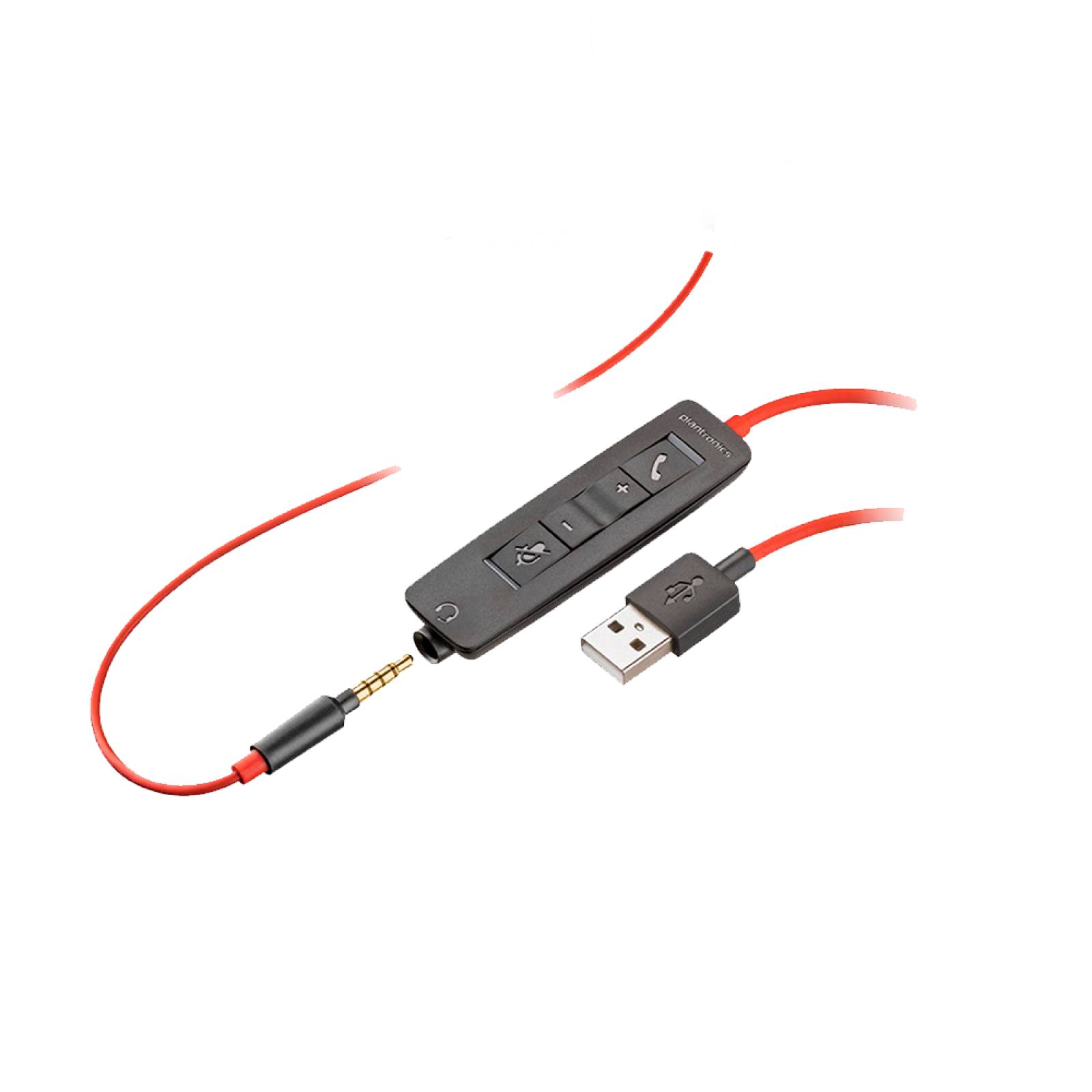 Audífonos Micrófono Poly 209747 101 Binaural Blackwire 3225