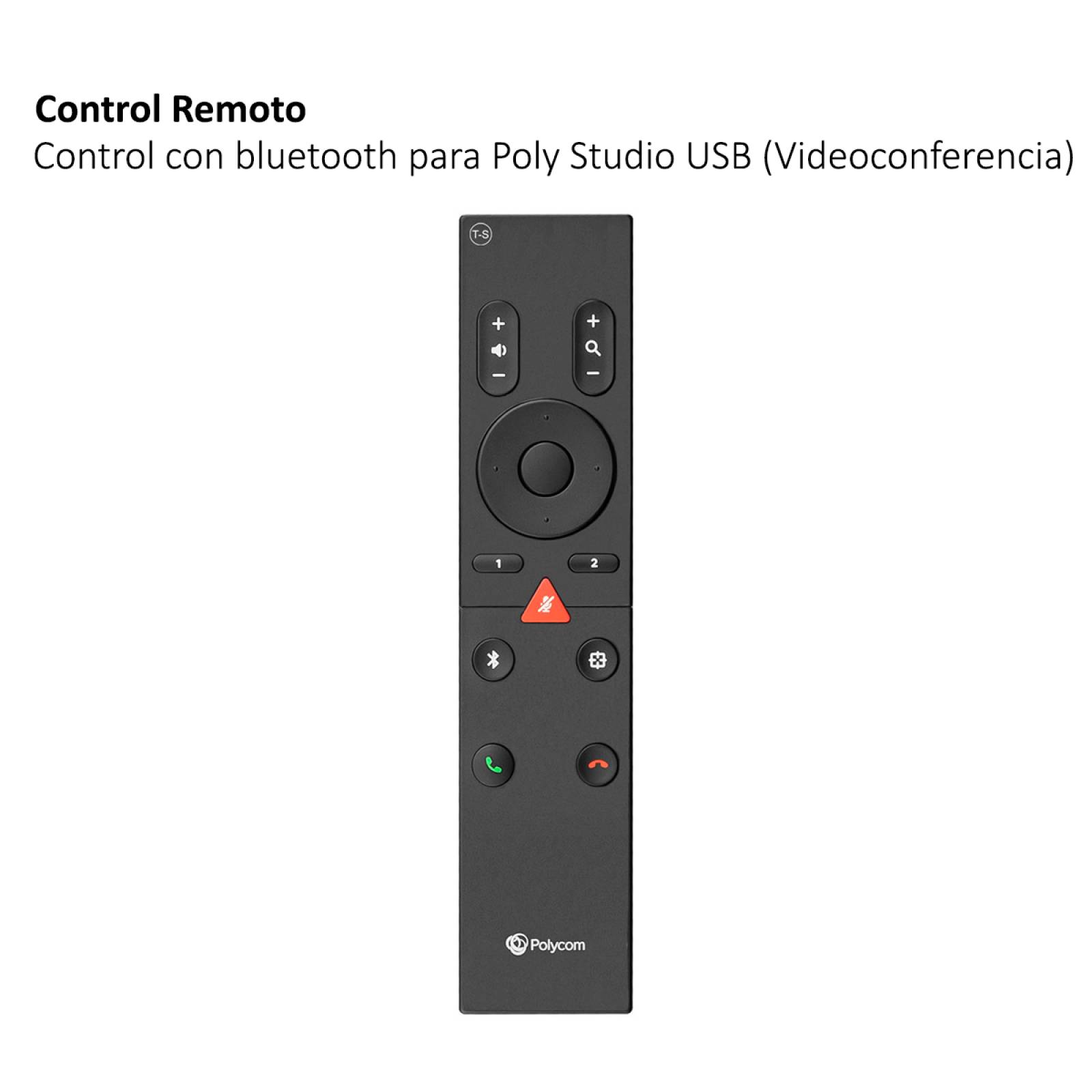 Control Remoto Poly 2201 52889 001 para Modelo Studio USB