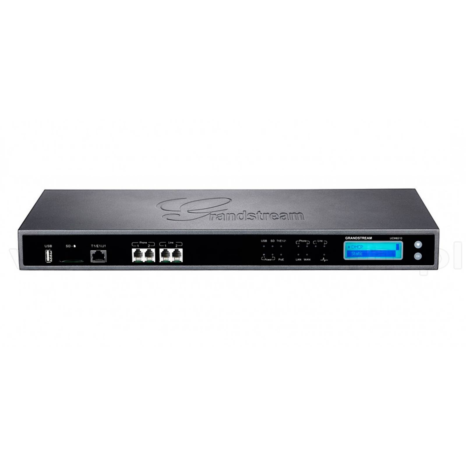 Grandstream Ucm6510 Conmutador Ip Interfase E1 2000 Exts