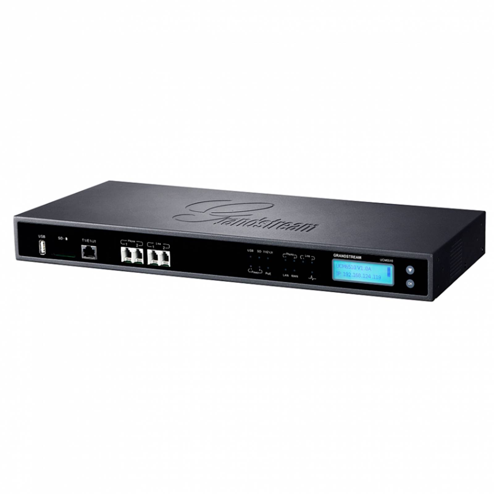 Grandstream Ucm6510 Conmutador Ip Interfase E1 2000 Exts