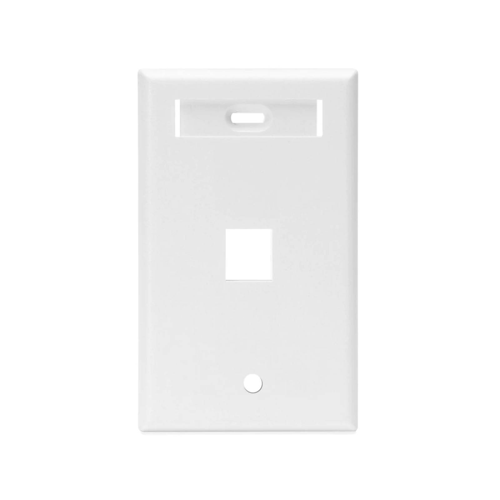 Placa de pared Leviton 42080 1WS QuickPort 1 puerto Blanco