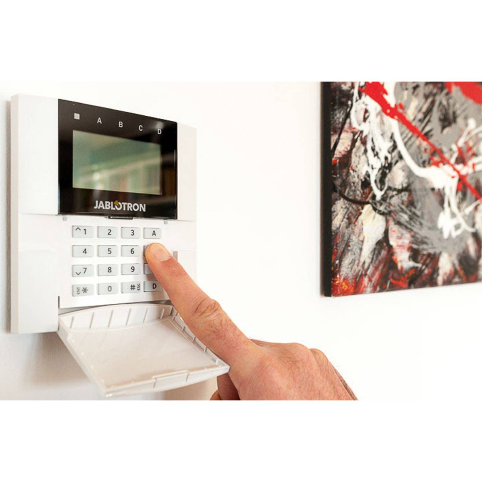 Teclado Jablotron JA 150E inalámbrico Color Blanco