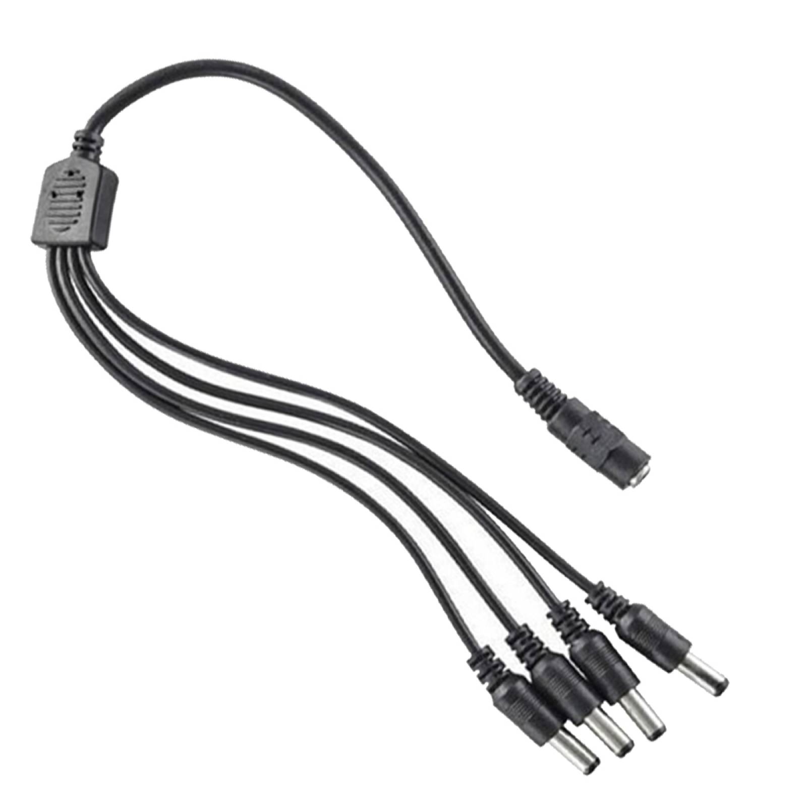 Kit Fuente de Poder 5 AMP + Divisor para 4 Camaras CCTV