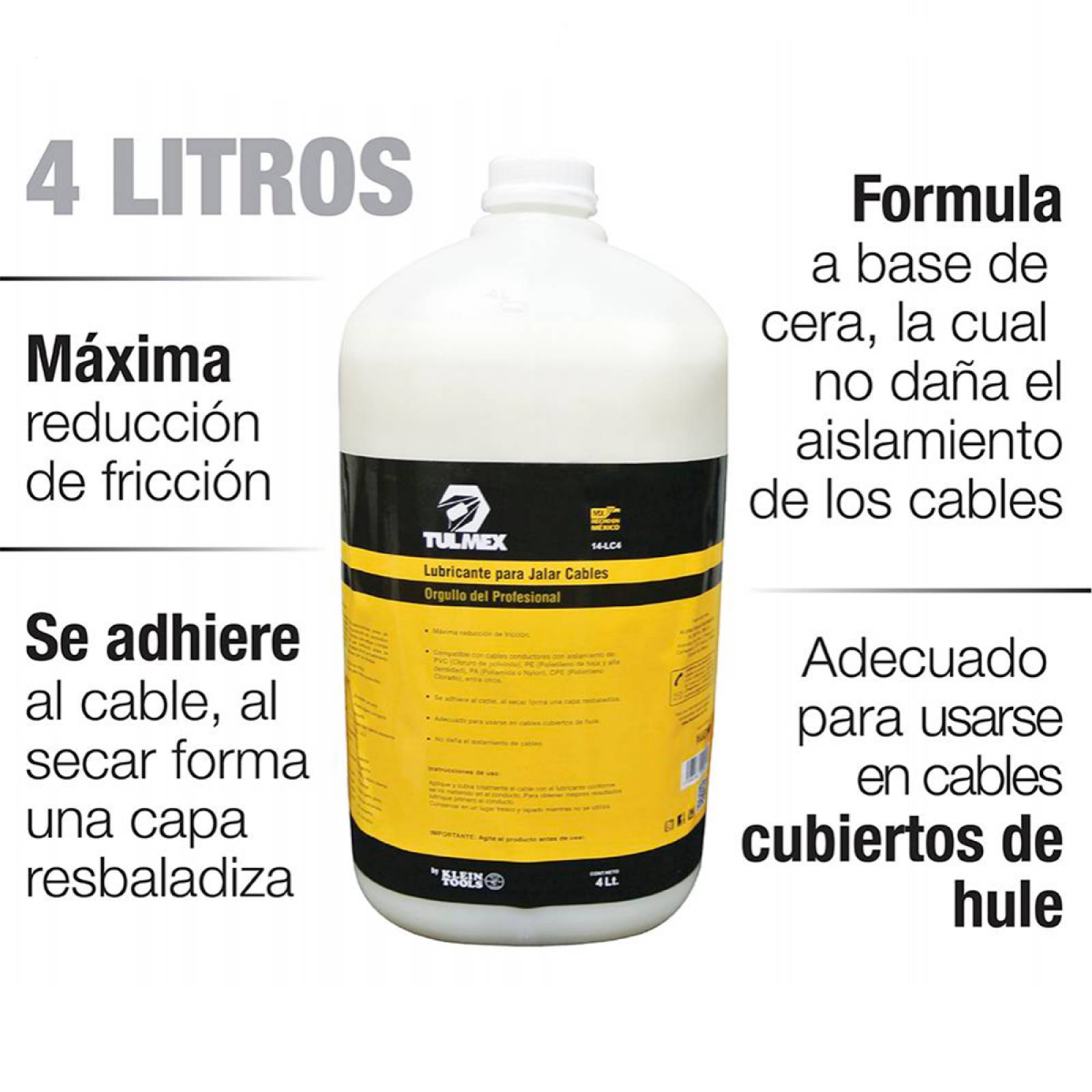 Lubricante para Guía Jalacable 14 LC4  4 Litros