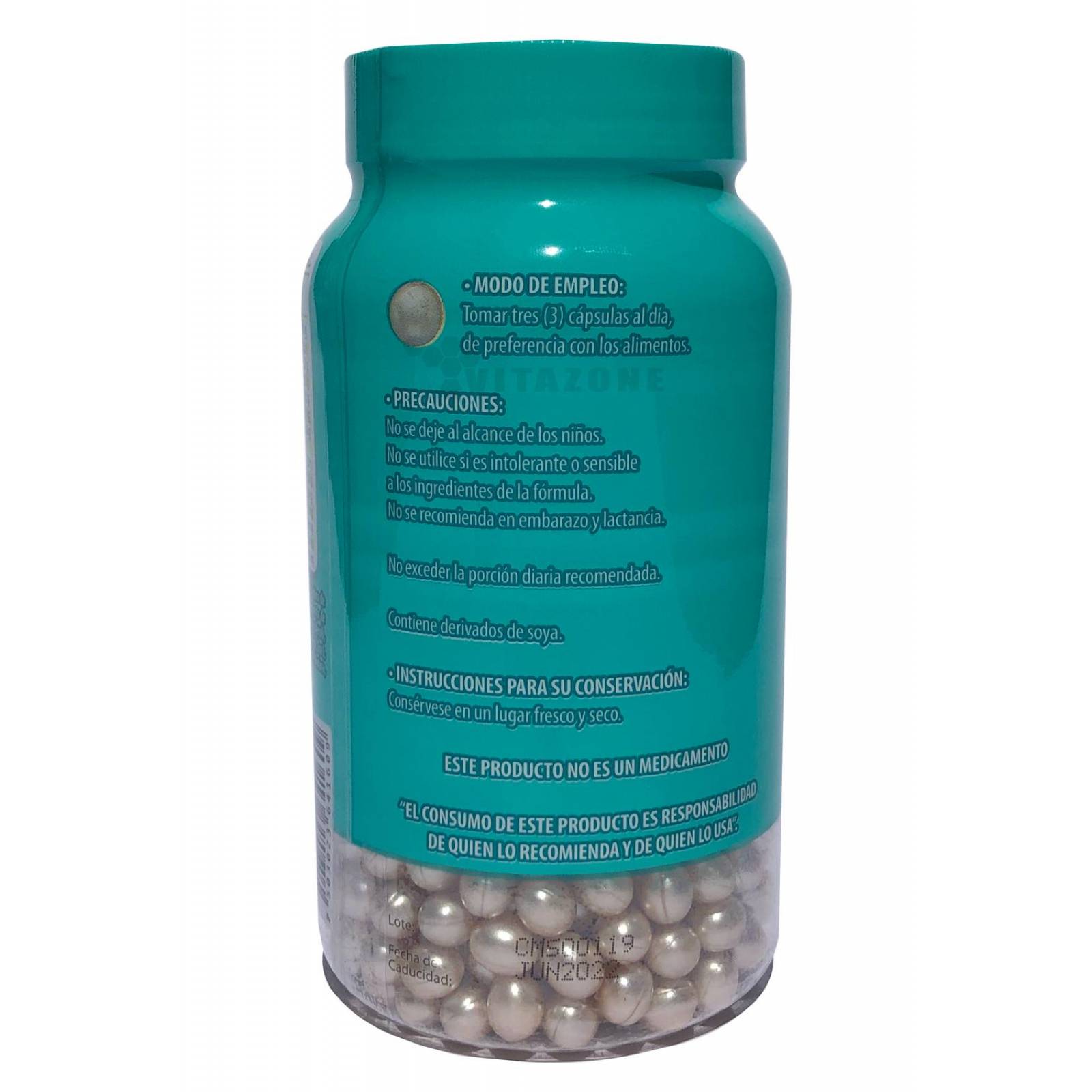 Colágeno Perlacaps Ácido Hialurónico y Biotina 300 cápsulas. 