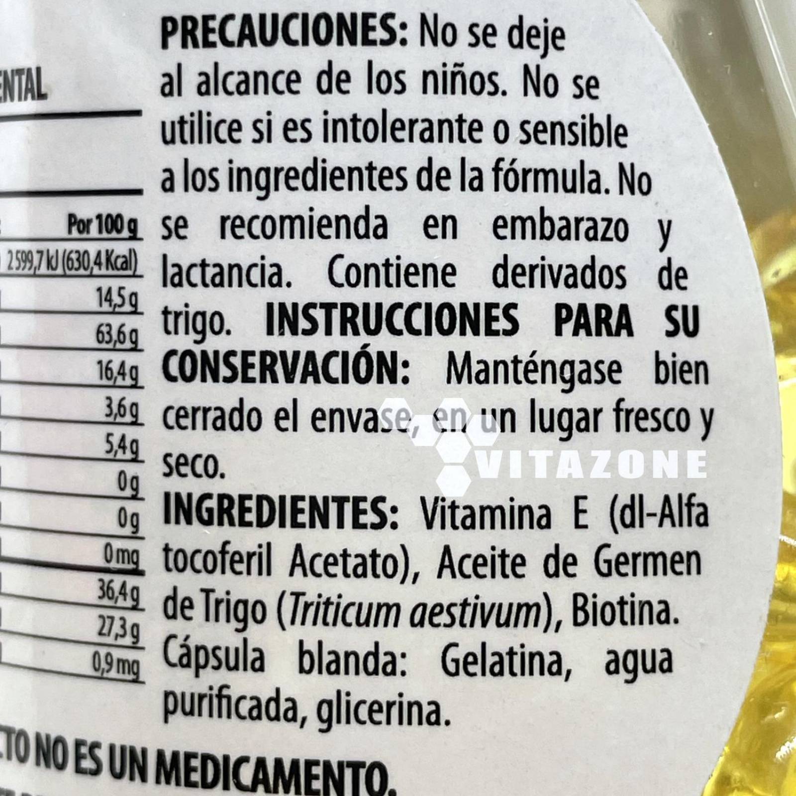 Vitamina E Biotina 120 cápsulas Solanum