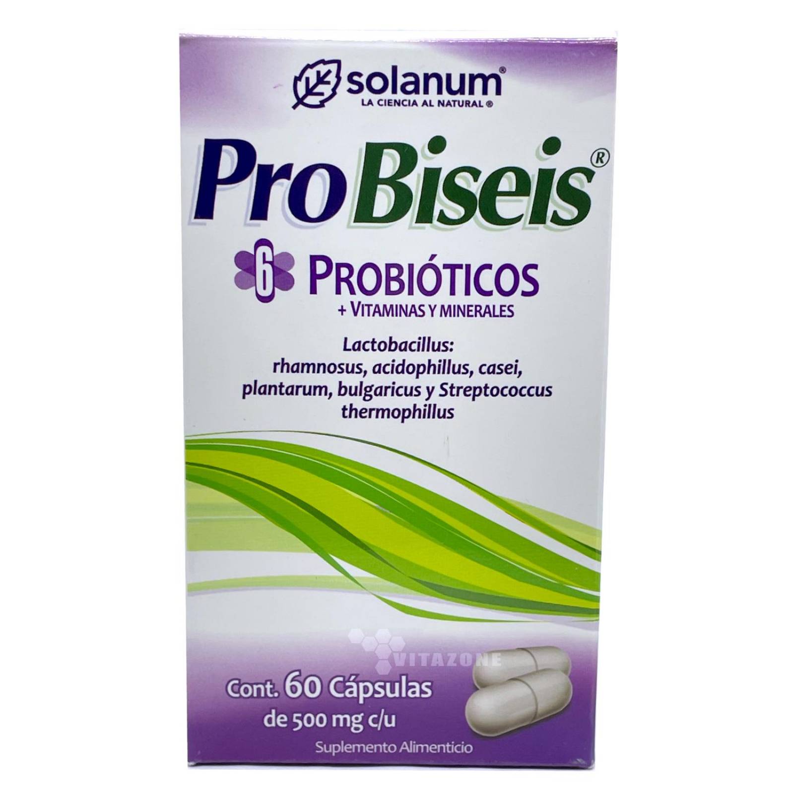 Probióticos Probiseis 60 Cápsulas Solanum