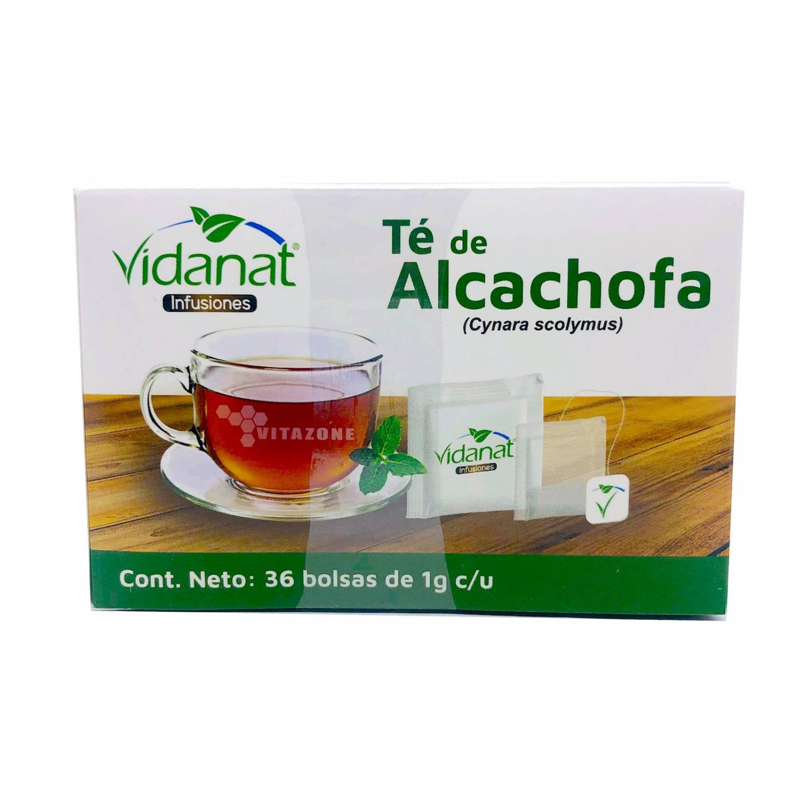 Té de Alcachofa 36 bolsas Vidanat 