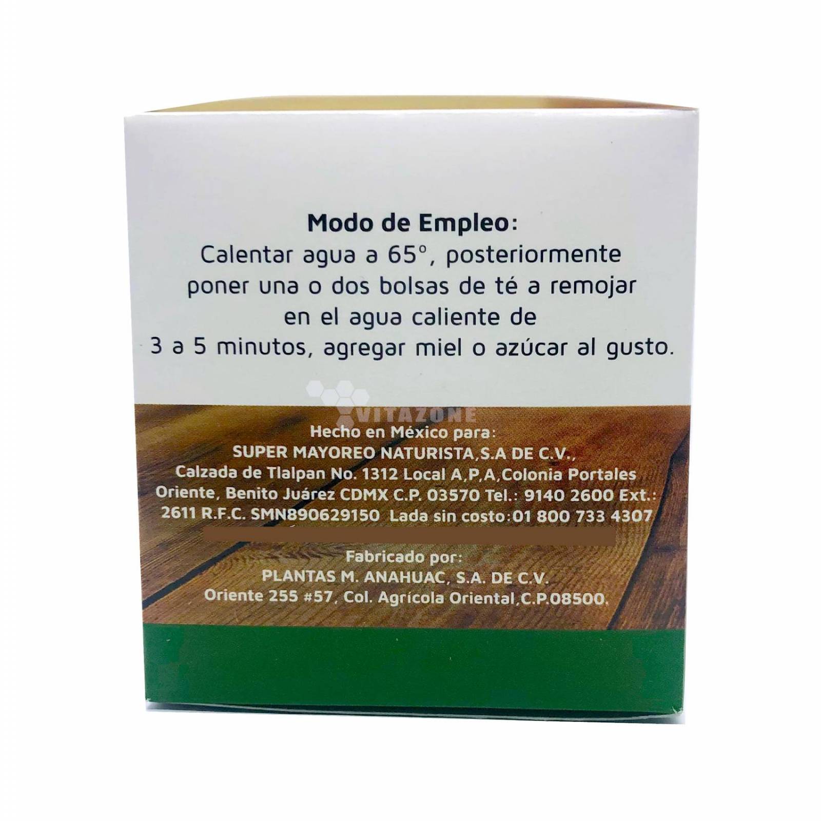 Té de Alcachofa 36 bolsas Vidanat 