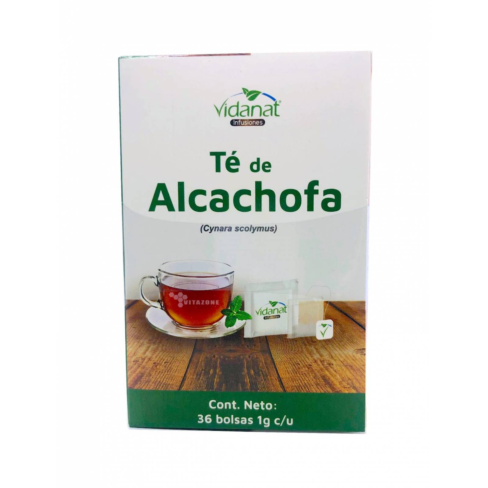 Té de Alcachofa 36 bolsas Vidanat 