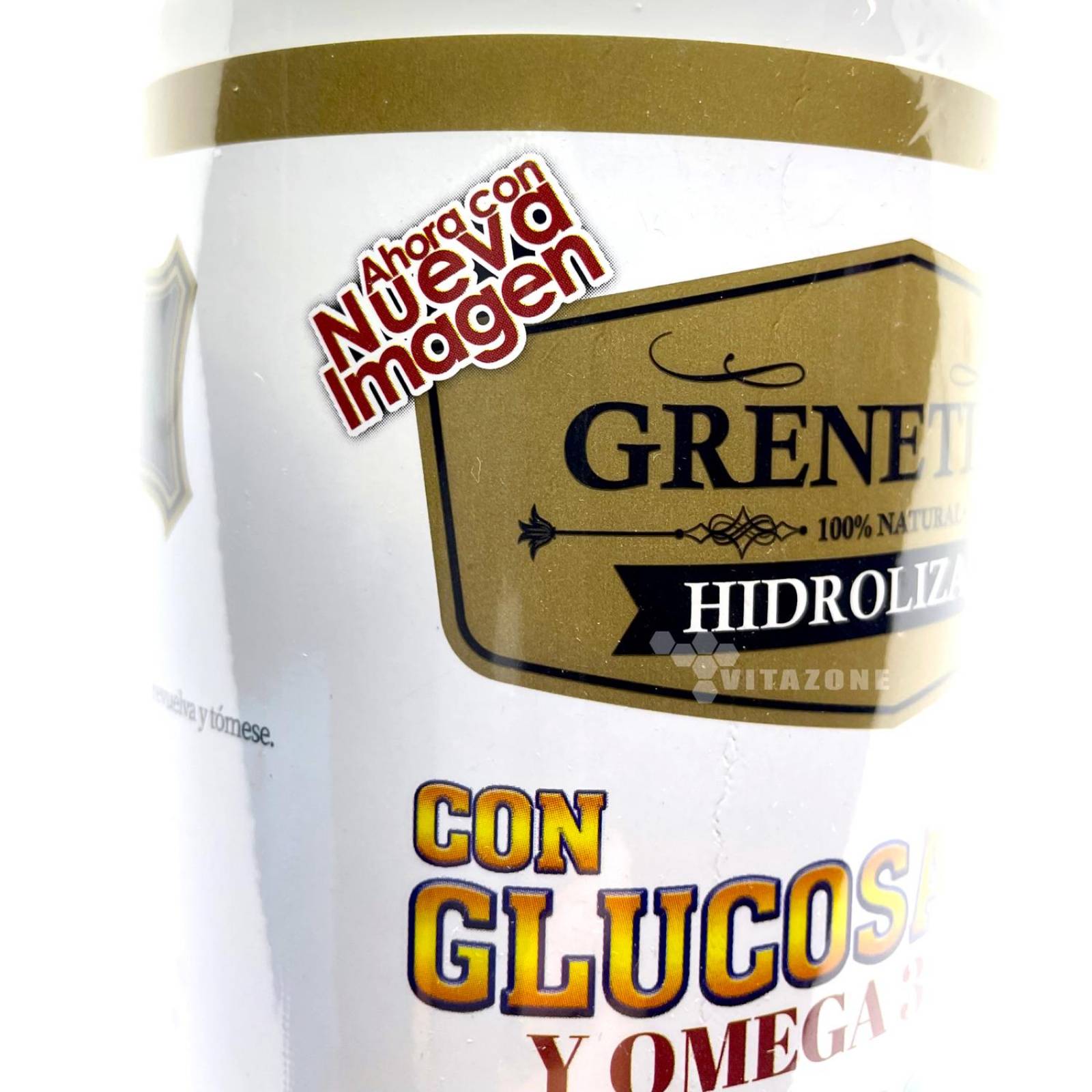 Grenetina Hidrolizada con Glucosamina y Omega 3,6 y 9 500 Grs Pretty Bee.