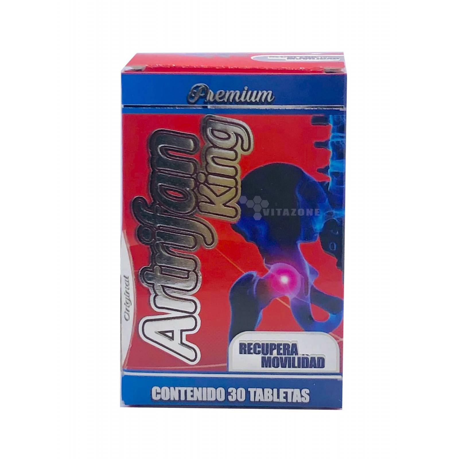 Artrifan King 30 tabletas ORIGINAL Glucosamina Curcuma (3pzs)