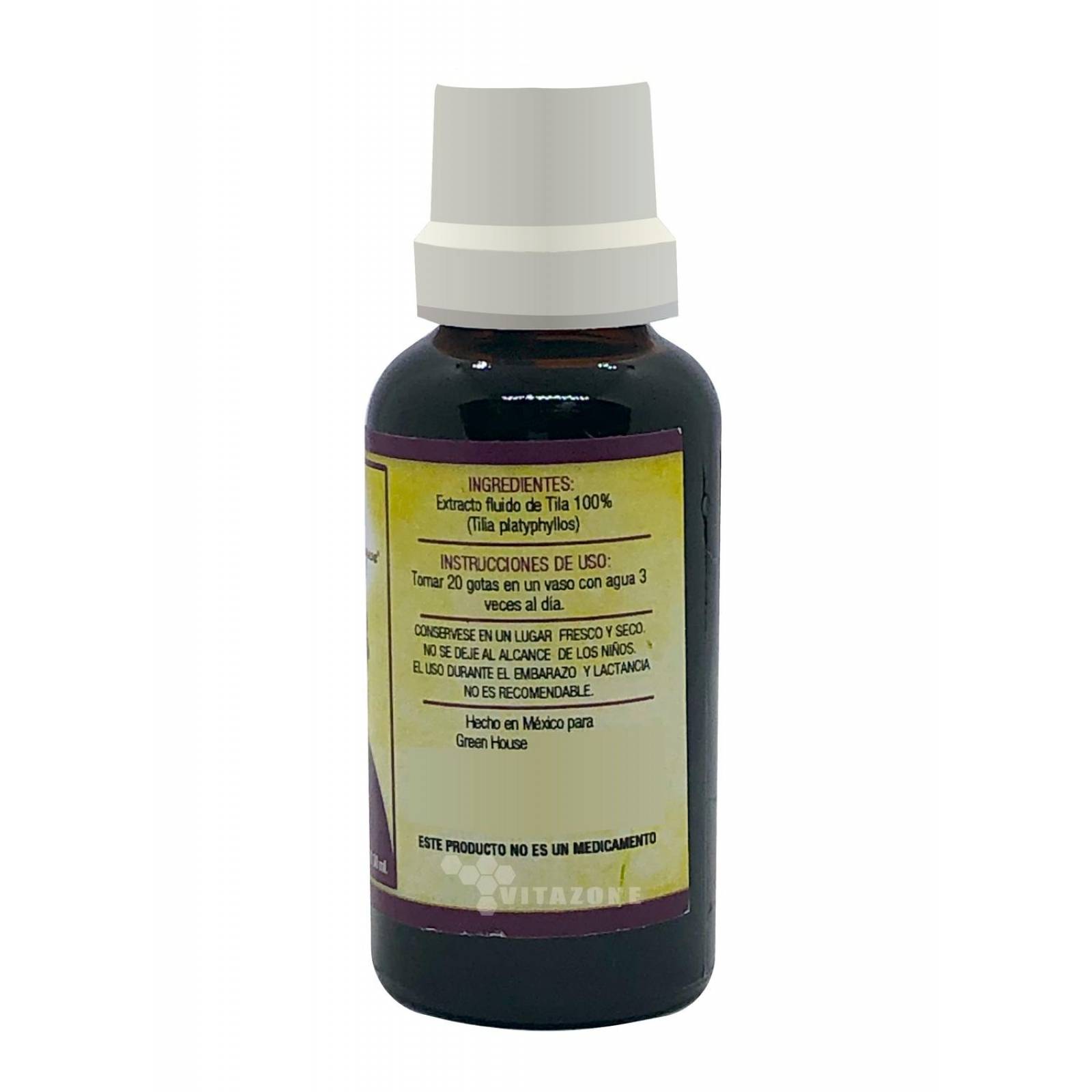 Pasiflora Valeriana y Tila Extracto 30 ml Green House (3 frascos)