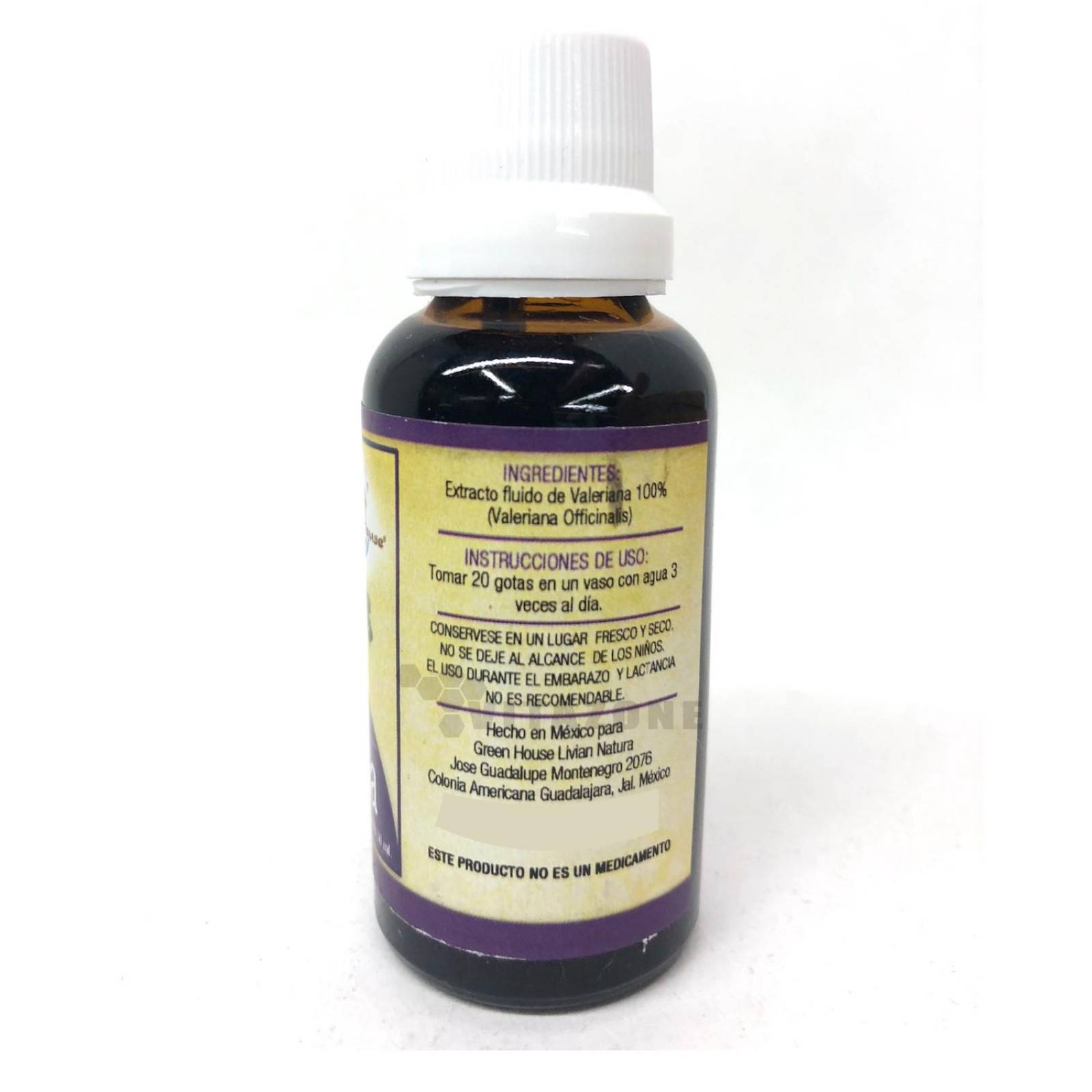 Pasiflora Valeriana y Tila Extracto 30 ml Green House (3 frascos)