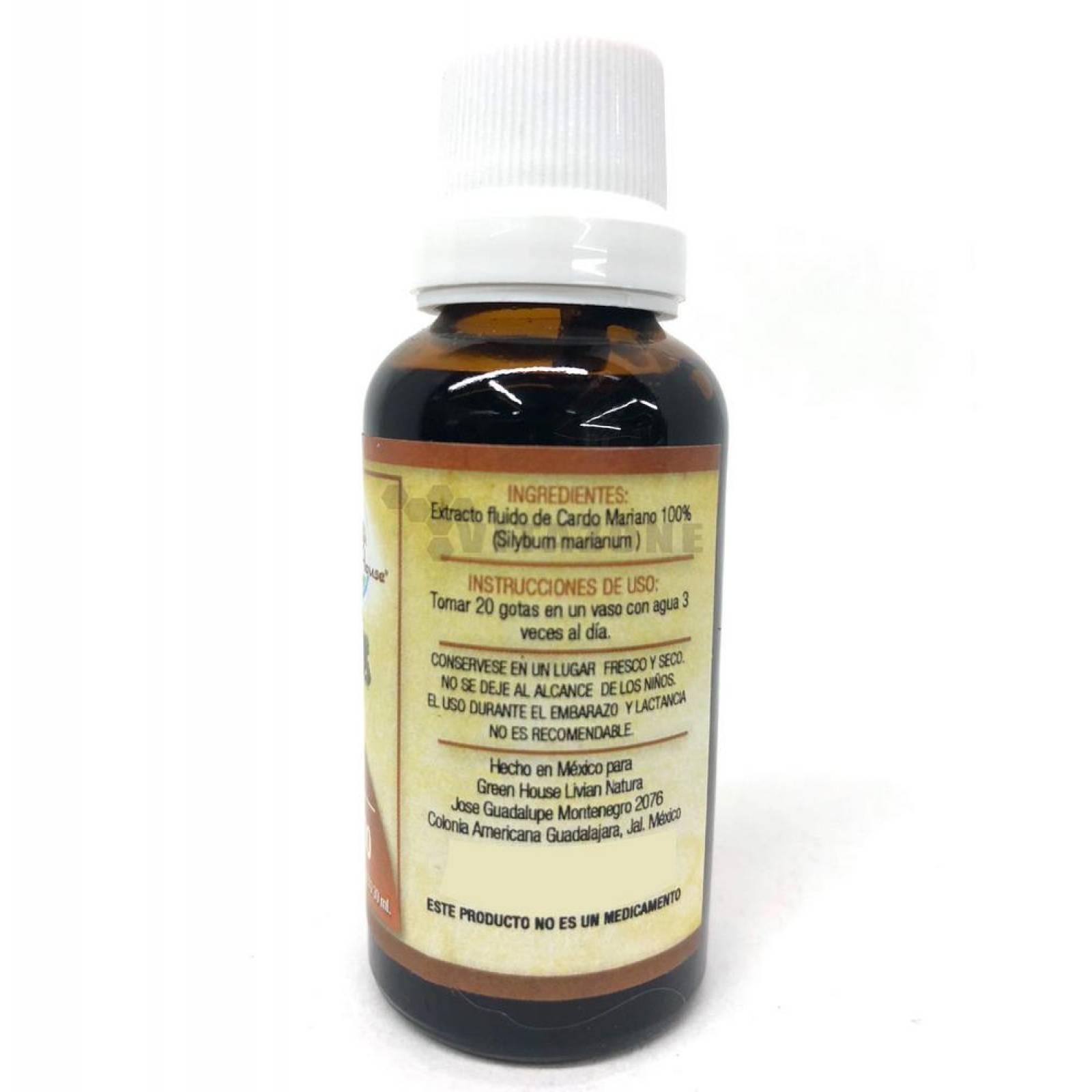 Cardo Mariano Extracto Fluido 30 Ml Green House (Protector Hepático).
