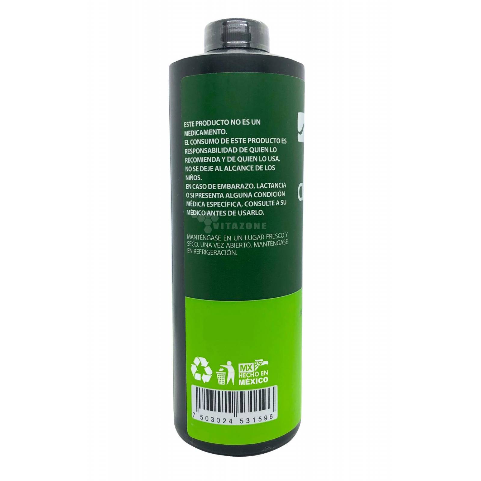 Clorofila líquida Menta Hierbabuena 500 ml Wellthy 