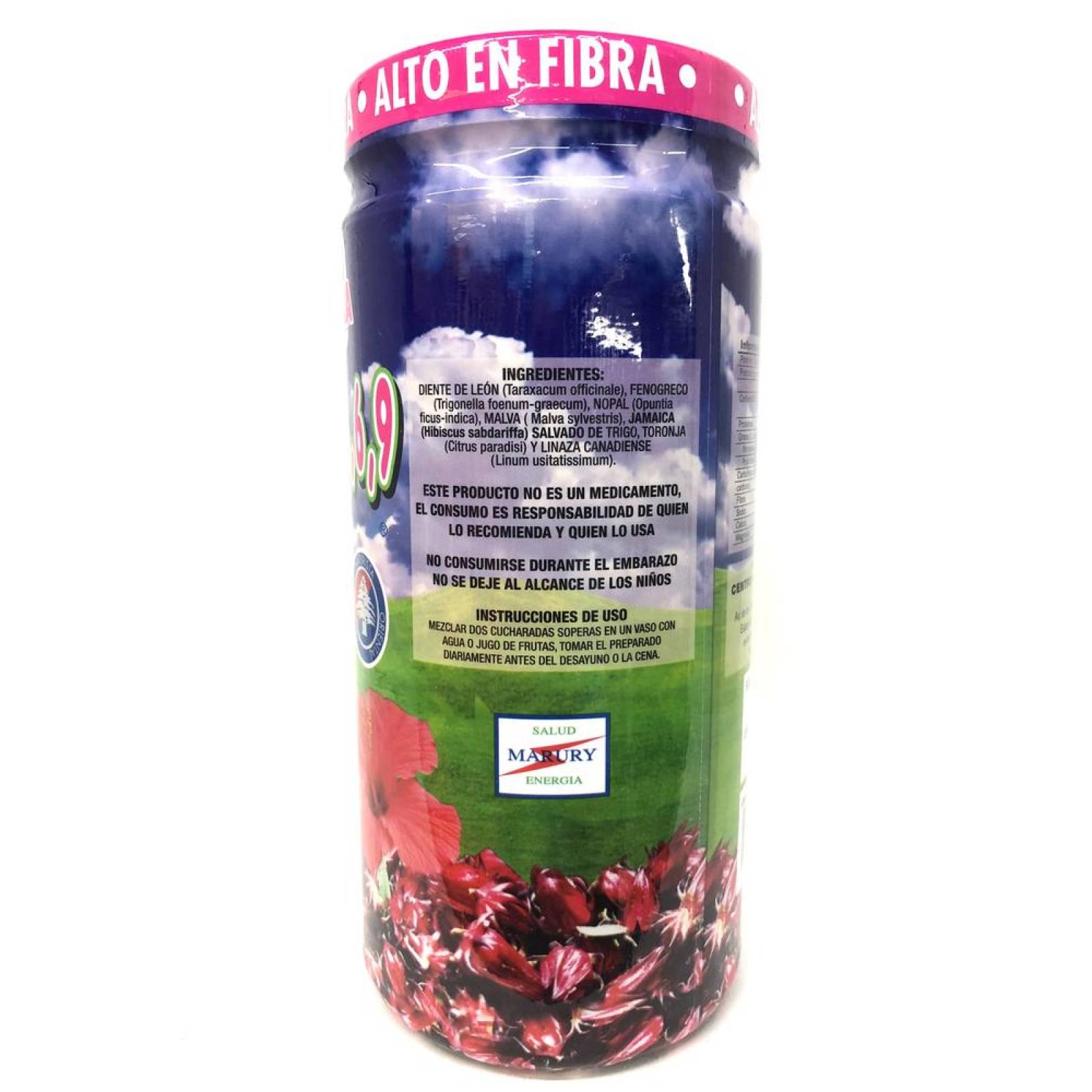 Fibra Hiperlinafrut Sabor Jamaica 500 Grs (Linaza Canadiense). 