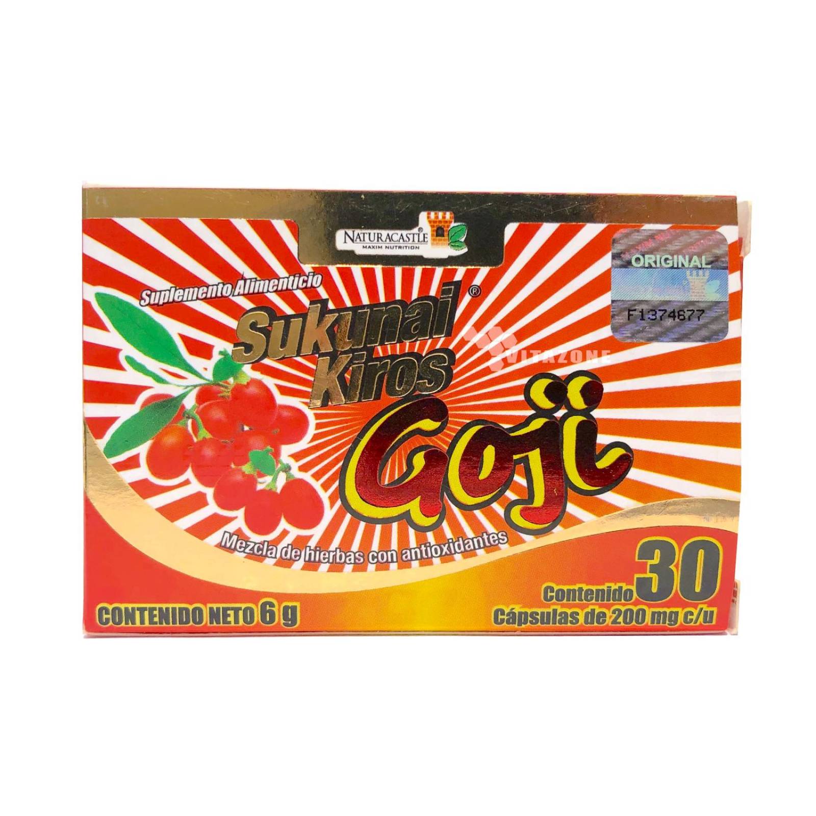 Sukunai Kiros Goji 30 cápsulas 