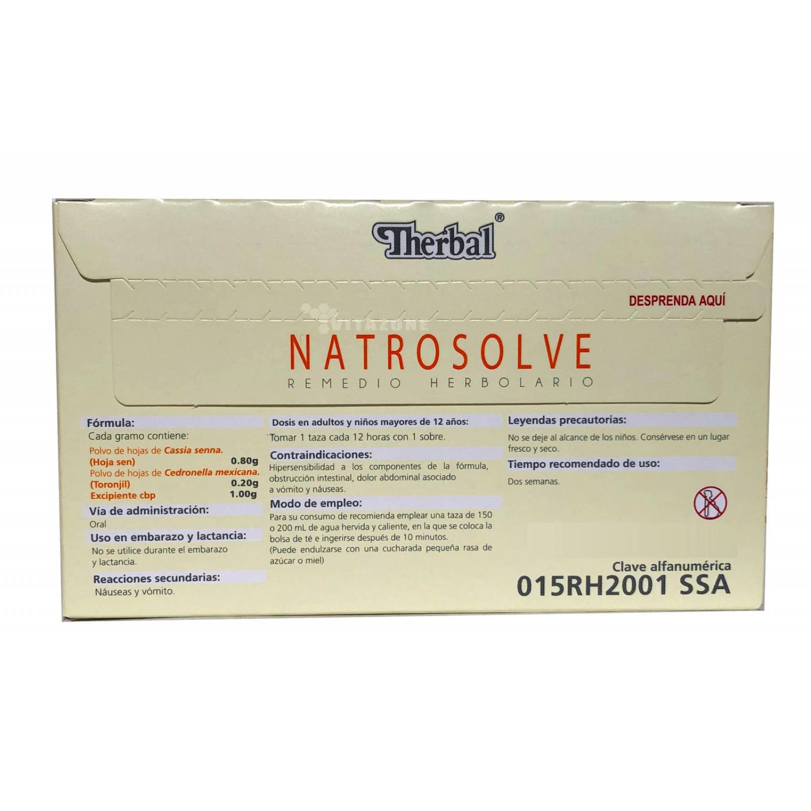 Té Natrosolve 25 sobres Therbal 