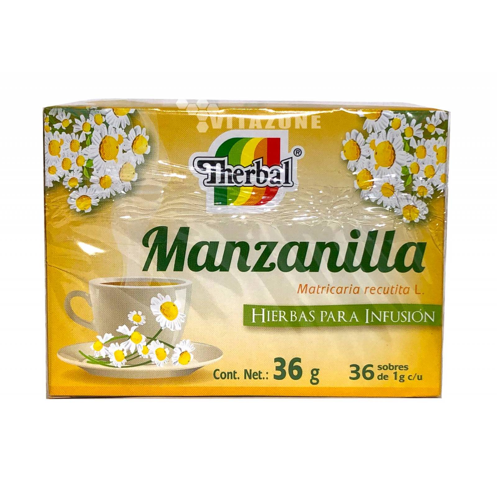 Té manzanilla 36 sobres Therbal 