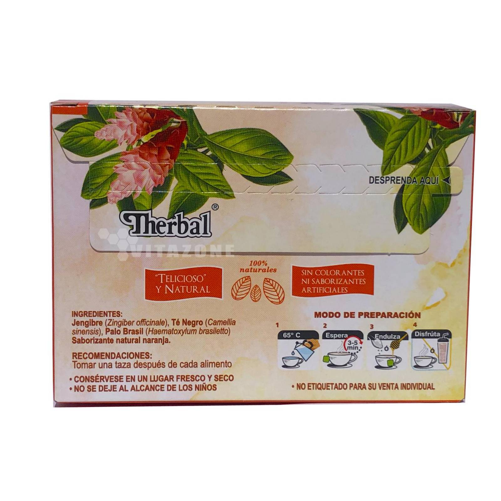 Té de Jengibre 25 sobres Therbal 