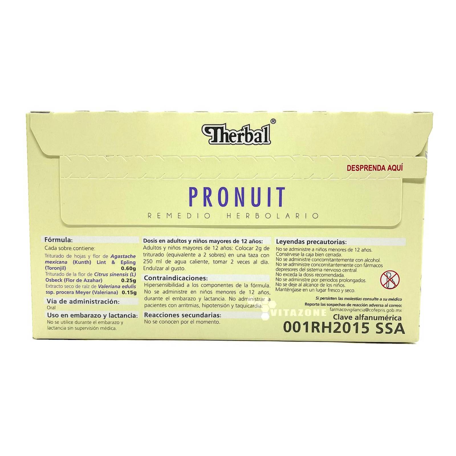 Té Pronuit 25 sobres Therbal 