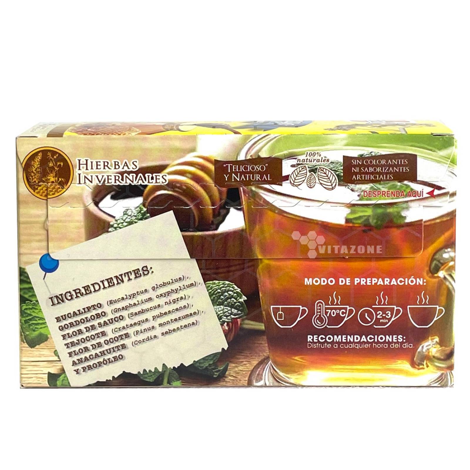 Té Abango con Propóleo 25 sobres Therbal (3 CAJAS)