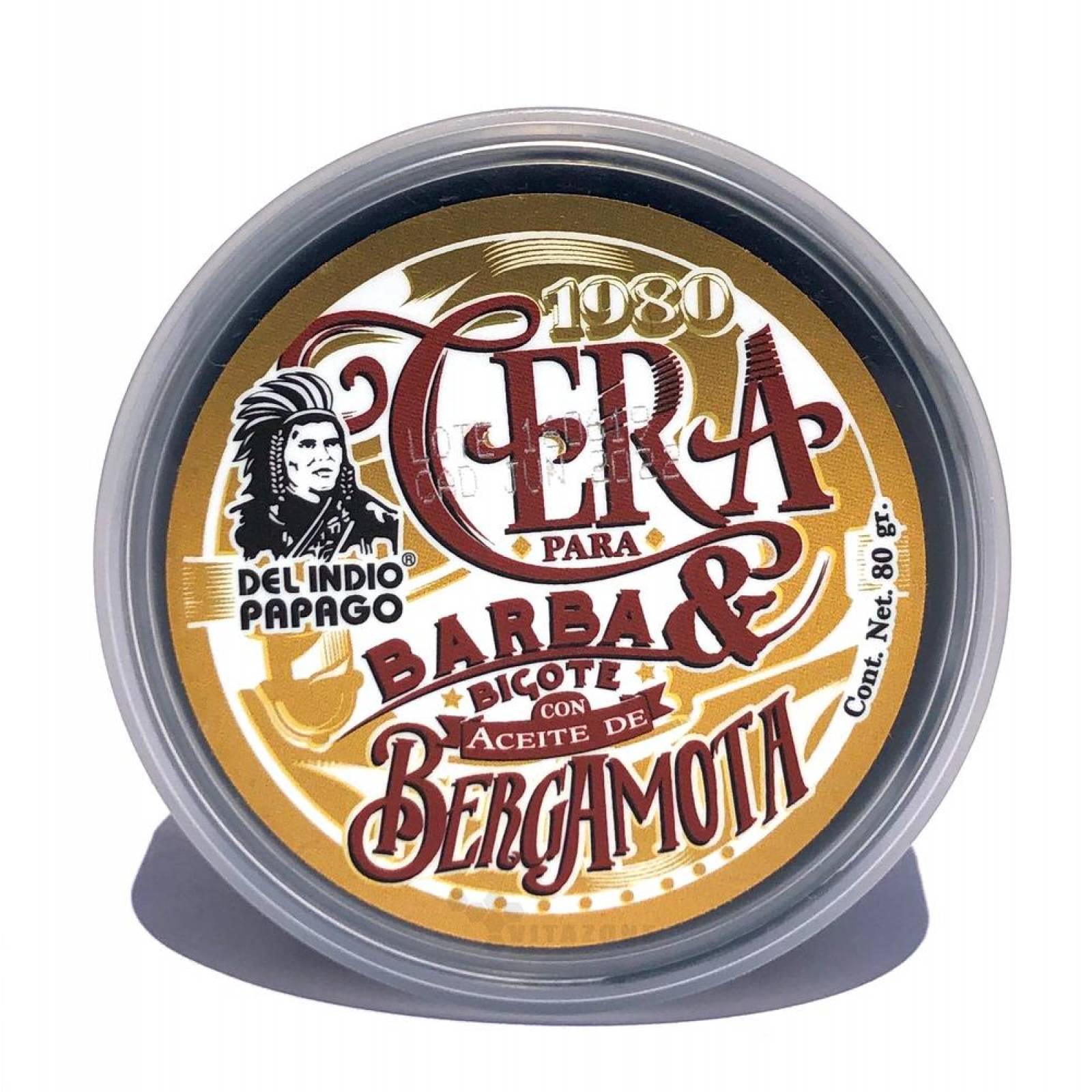 Cera para Barba y bigote con Aceite de Bergamota 88 grs 