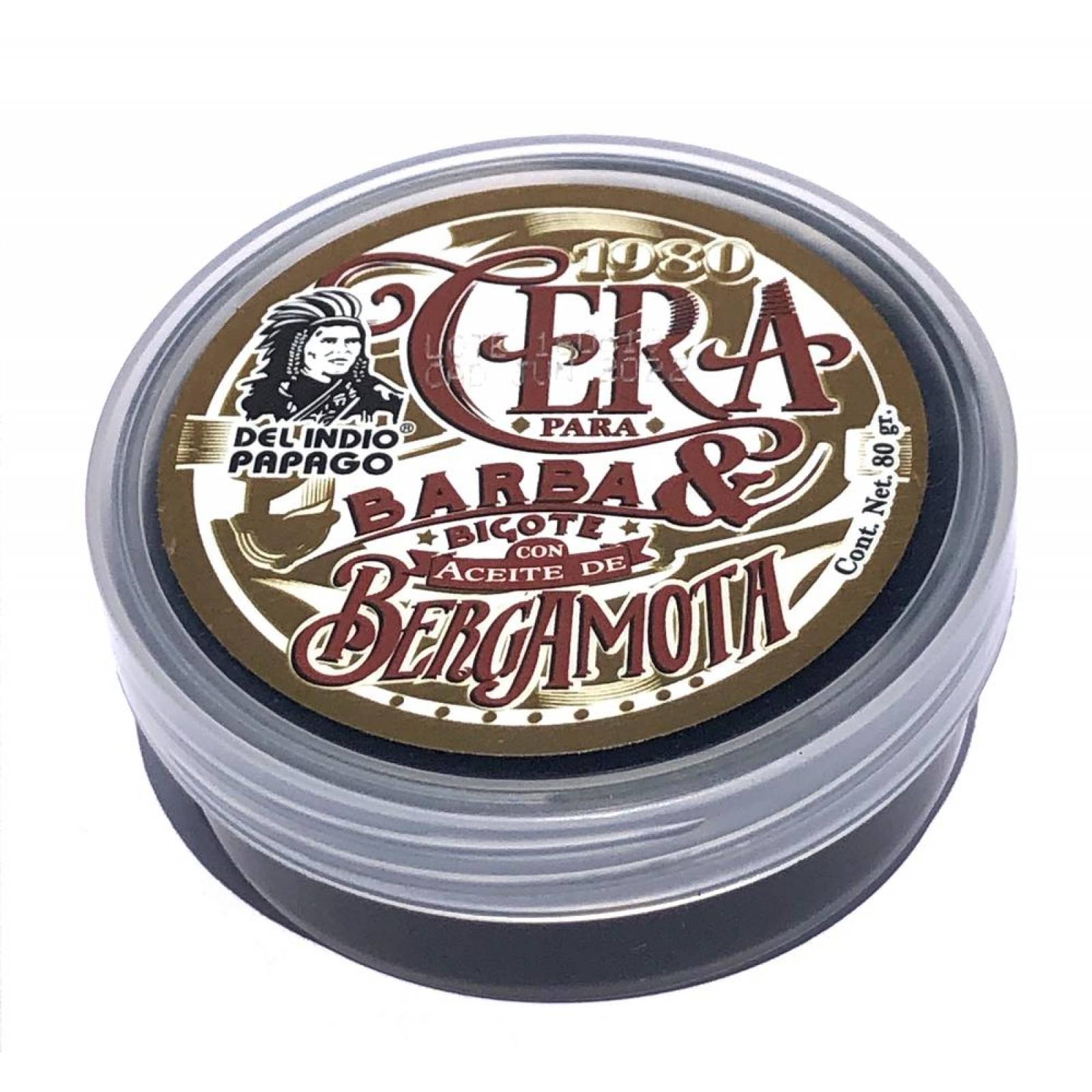 Cera para Barba y bigote con Aceite de Bergamota 88 grs 