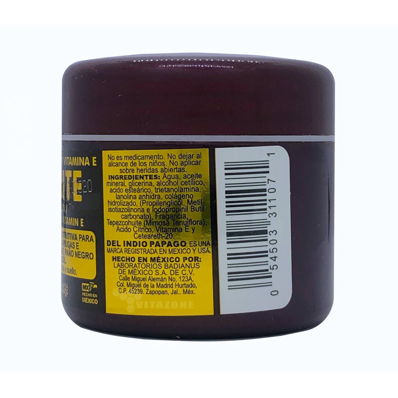 Crema de Tepezcohuite para la noche 60 grs