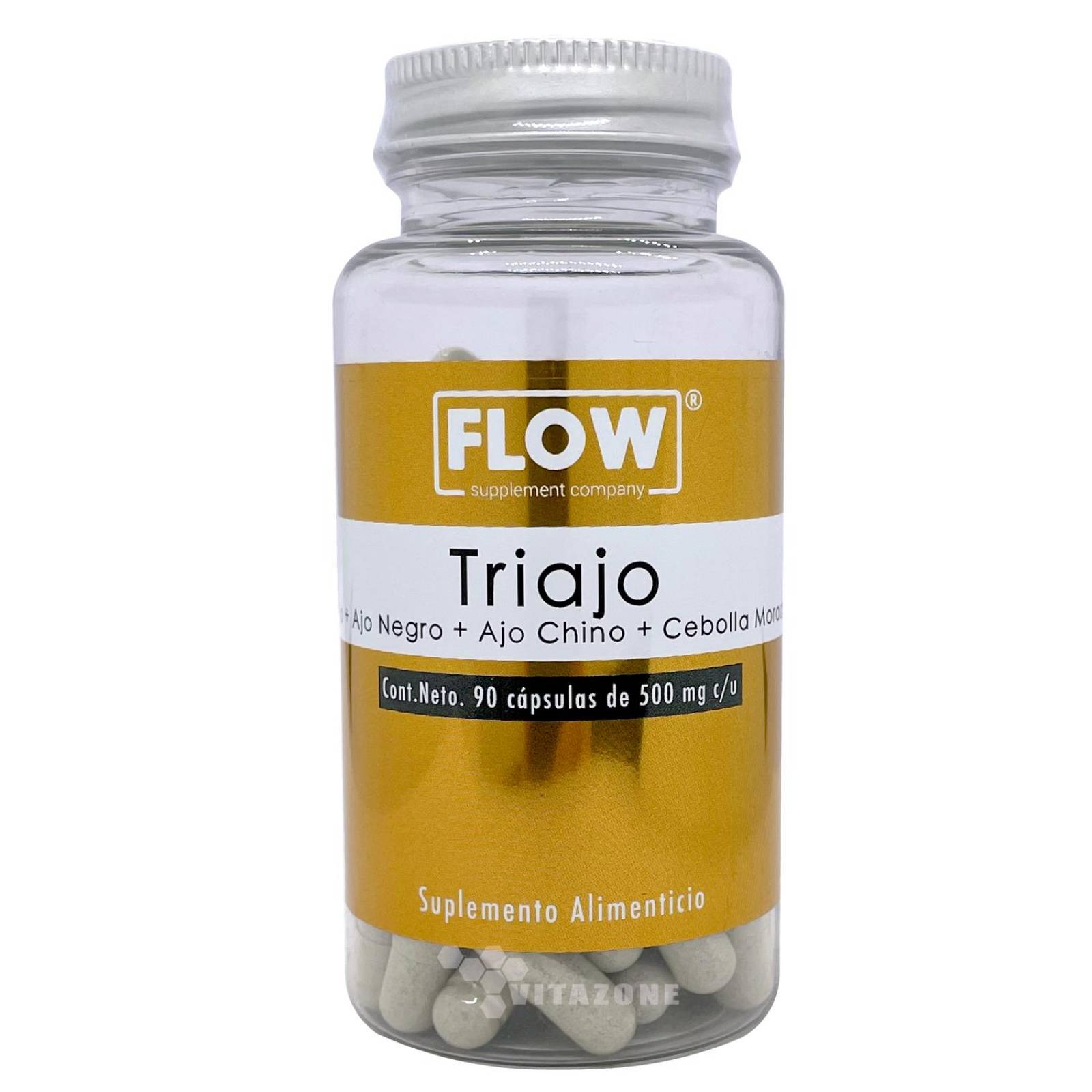 Ajo Negro Ajo Chino Ajo Y Cebolla 90 Cápsulas Flow 