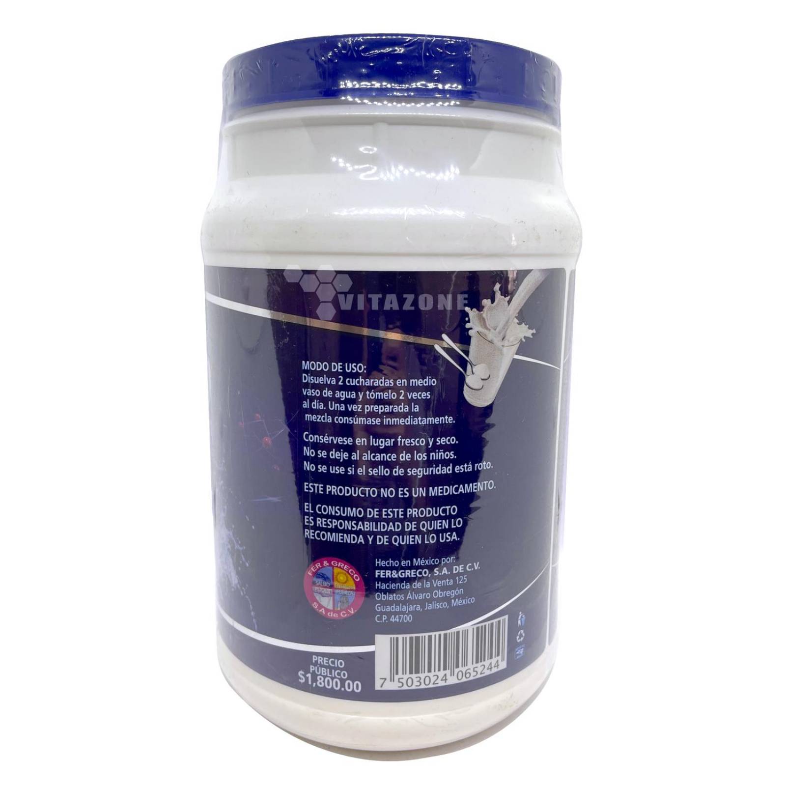 Colágeno Hidrolizado Glucosamina Biotina Blueberry 1.1 kg 