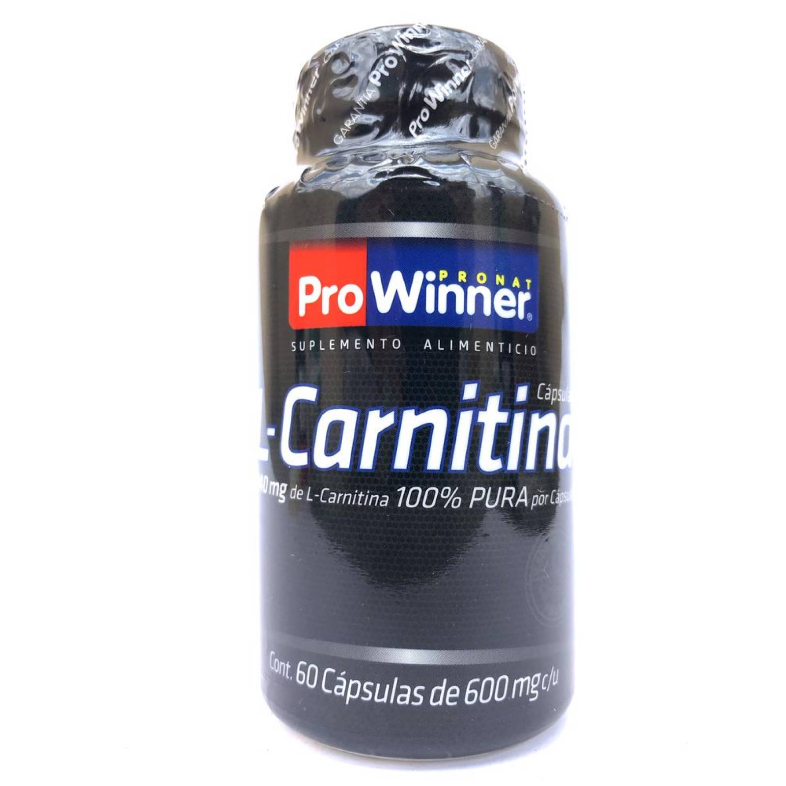 L-Carnitina 600 Mg 60 Cápsulas Prowinner. 