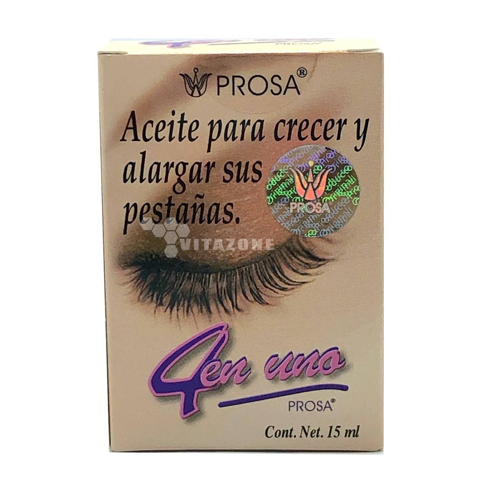 Aceite para Pestañas 4 en uno 15 ml Prosa 