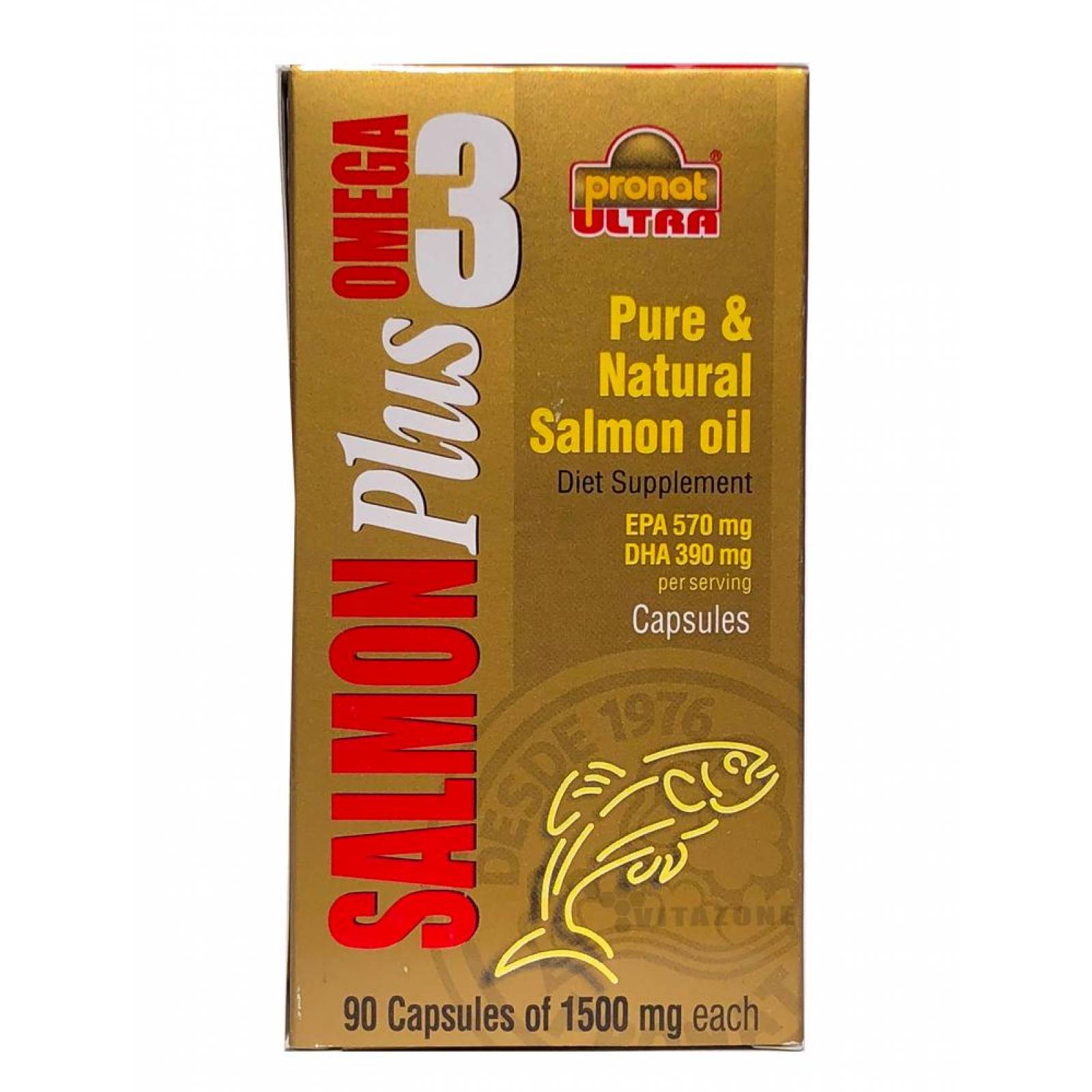 Omega 3 Plus De Salmón 90 Cápsulas Pronat