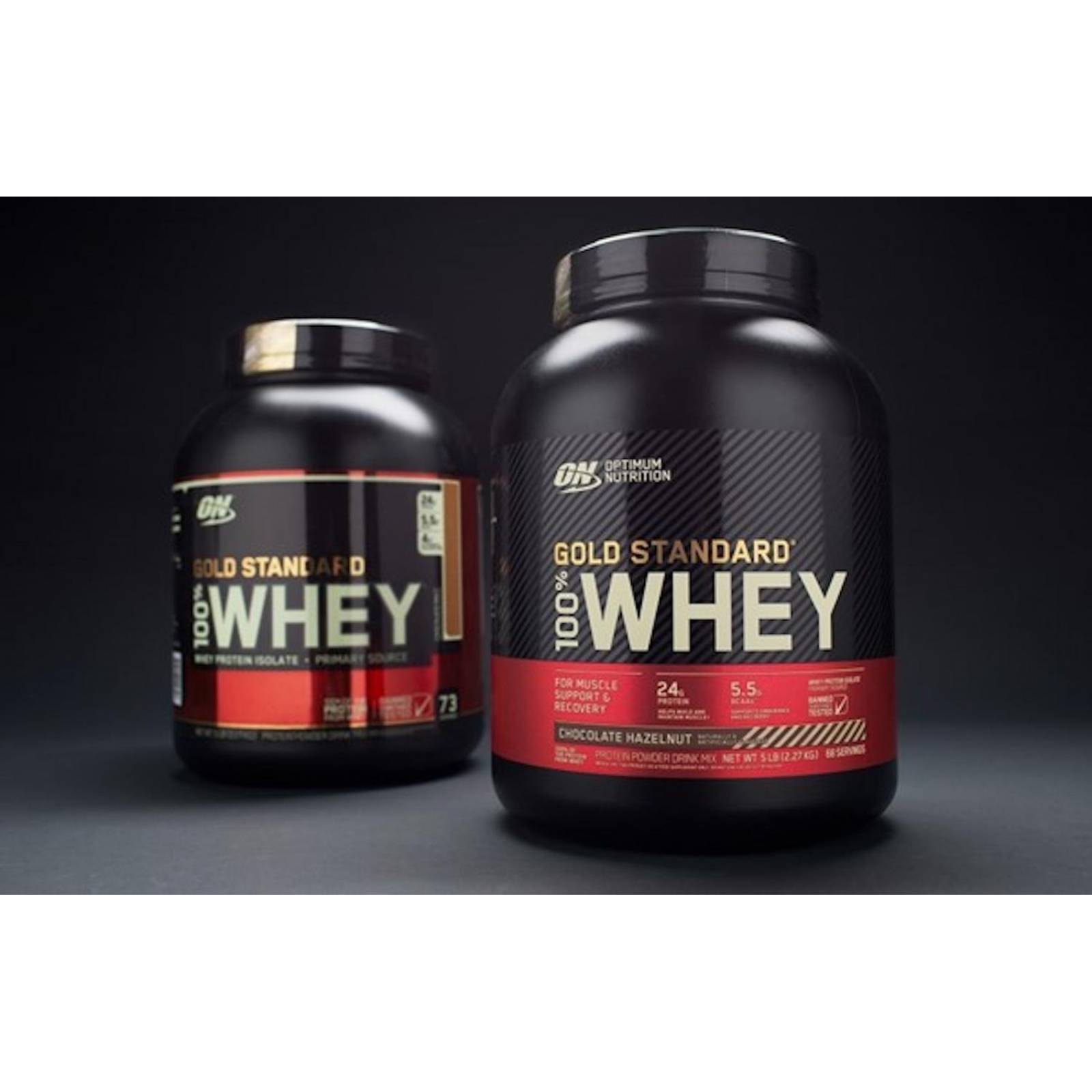 Proteína Gold Standard 100% Whey 5 Lbs Chocolate Coco Optimum Nutrition. 