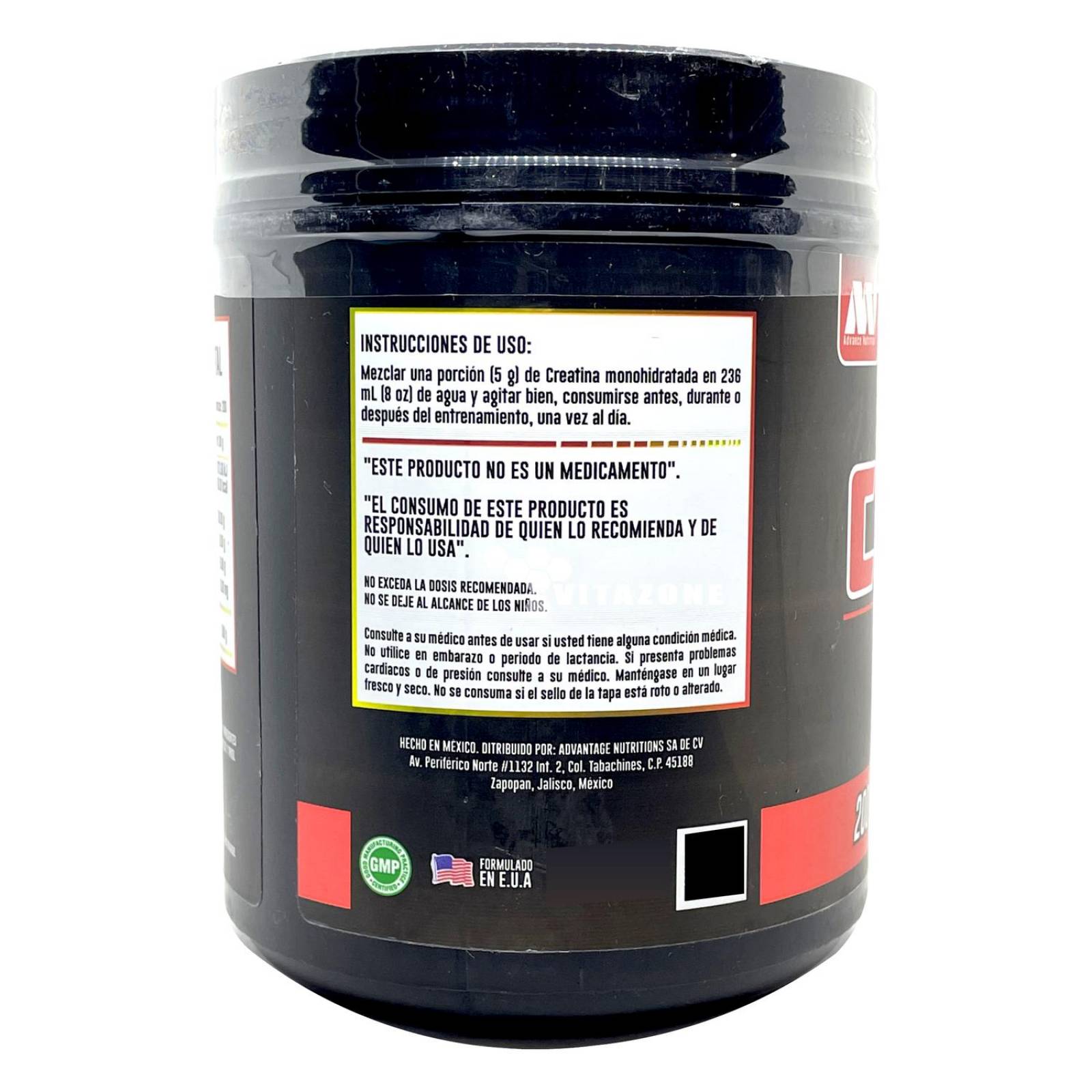Creatina Monohidratada 200 Serv. Advance Nutrition 1 kg