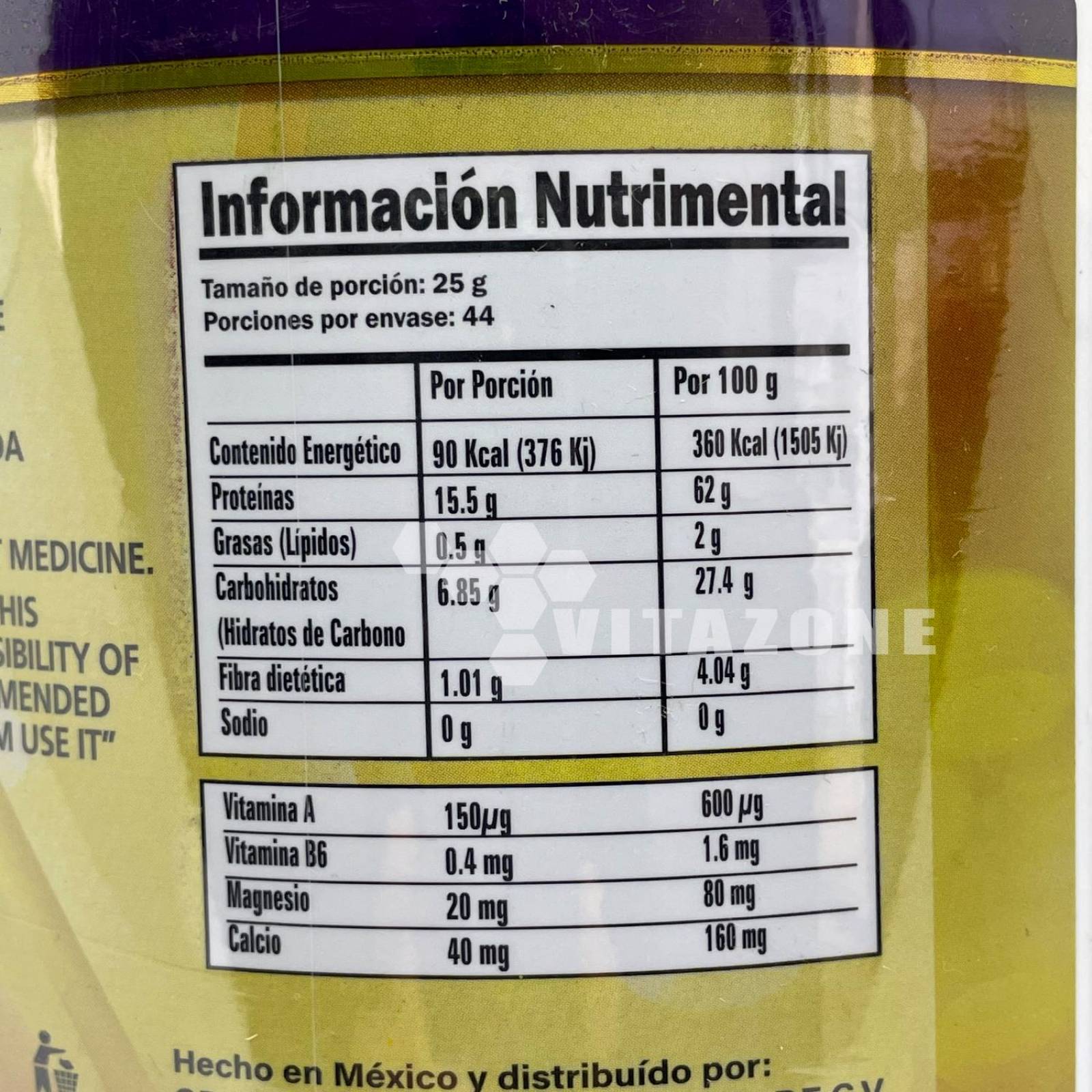 Colágeno Reductivo Semilla Brasil Raiz Tejocote 1.1 kg Ypenza .