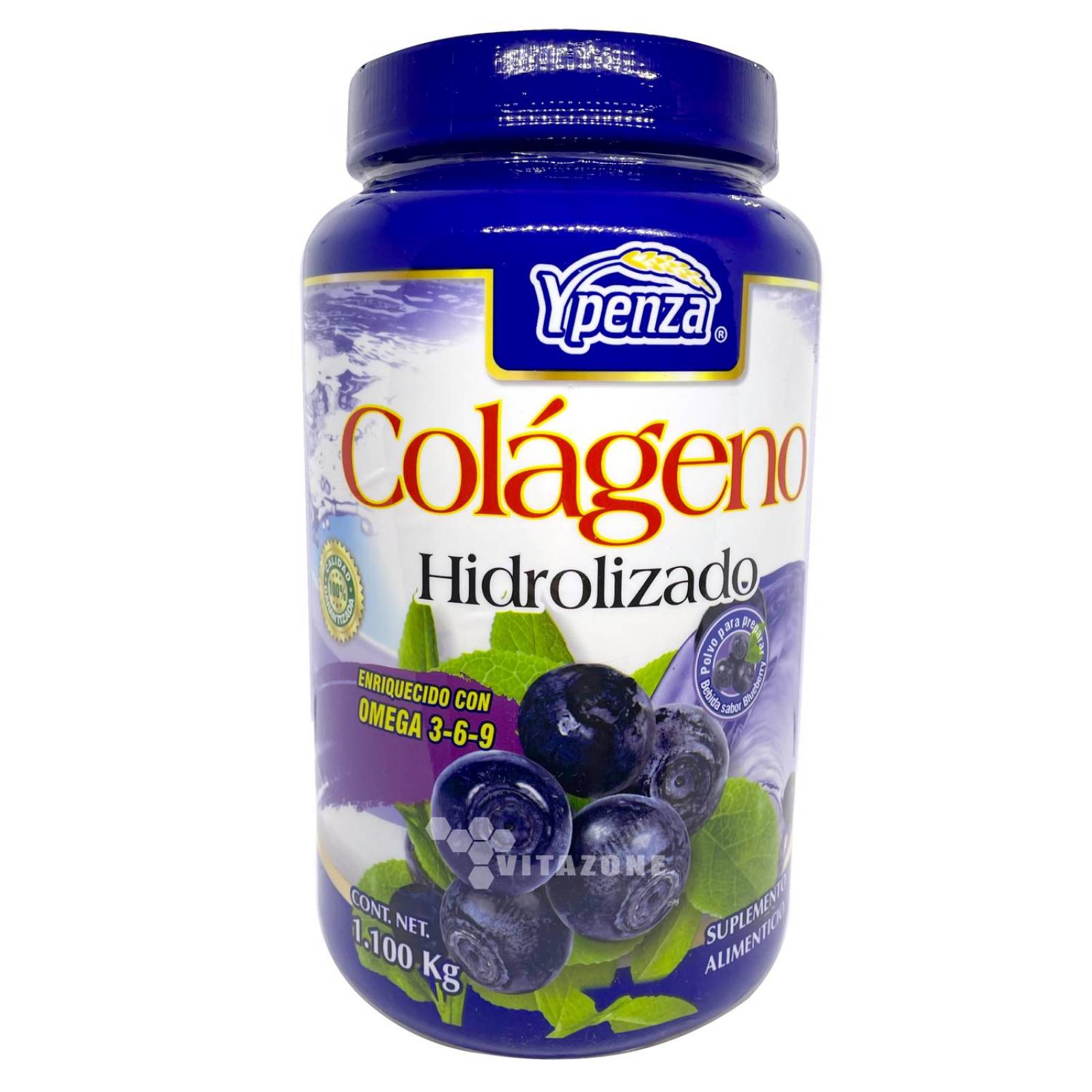 Colágeno Hidrolizado Blueberry 1.1 kg Ypenza 