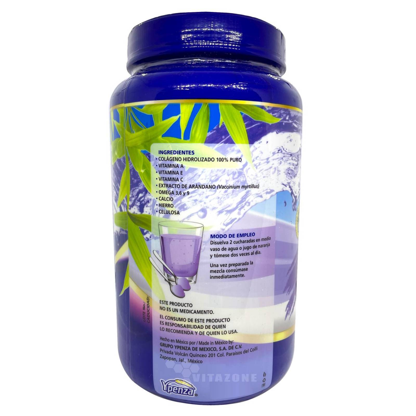 Colágeno Hidrolizado Blueberry 1.1 kg Ypenza 