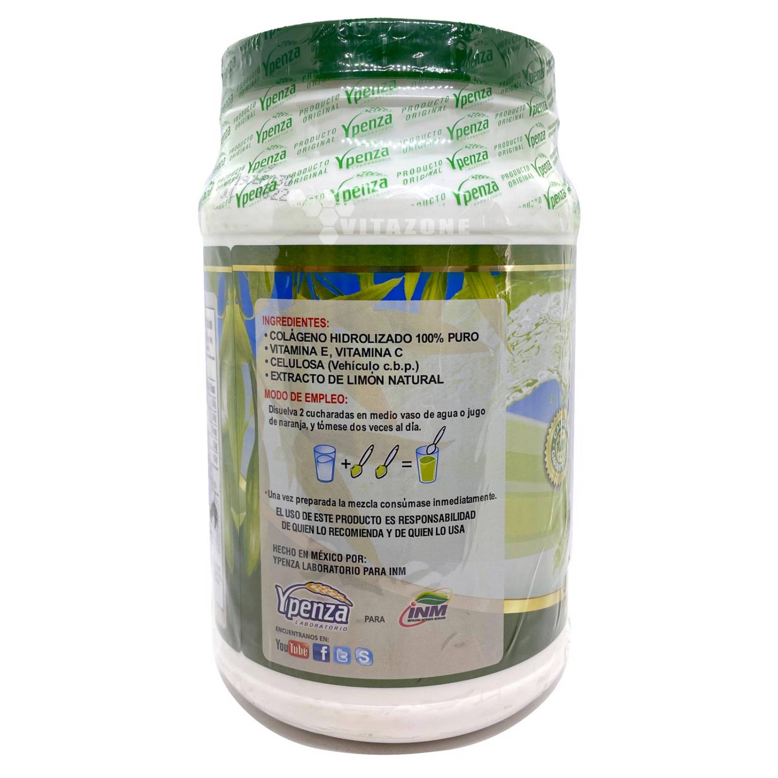 Colágeno Hidrolizado Limon 1.1 kg Ypenza 