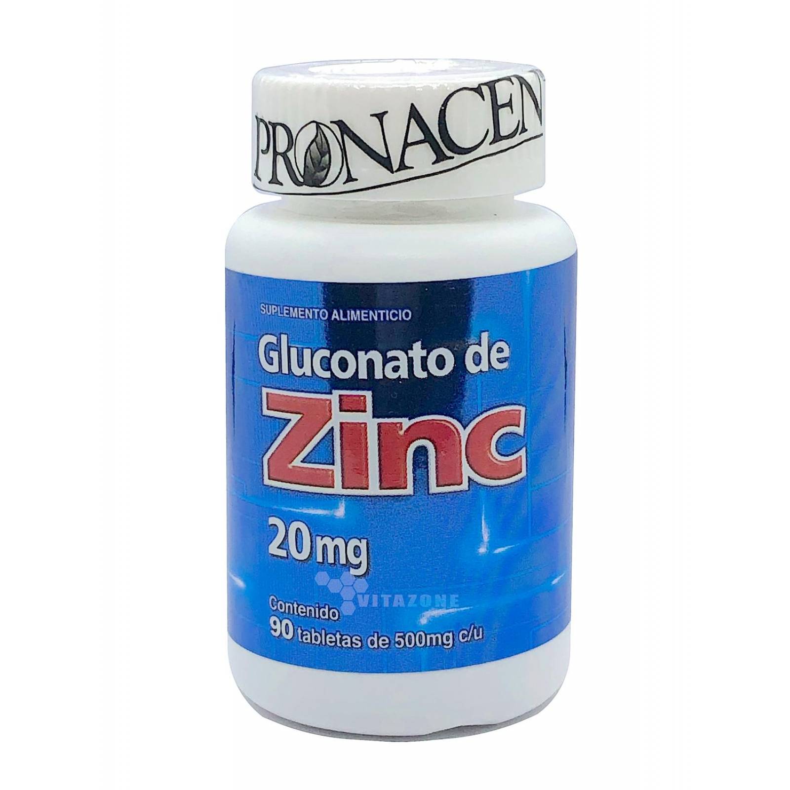 Gluconato de Potasio, Magnesio y Zinc Pronacen (3 frascos) 