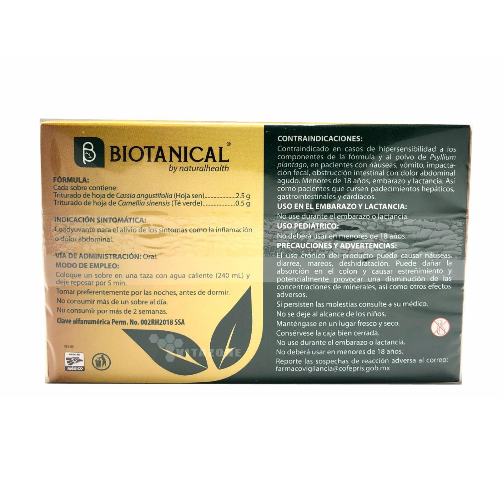 T- BOD (Body Slim Té) 30 sobres Original Natural Health 