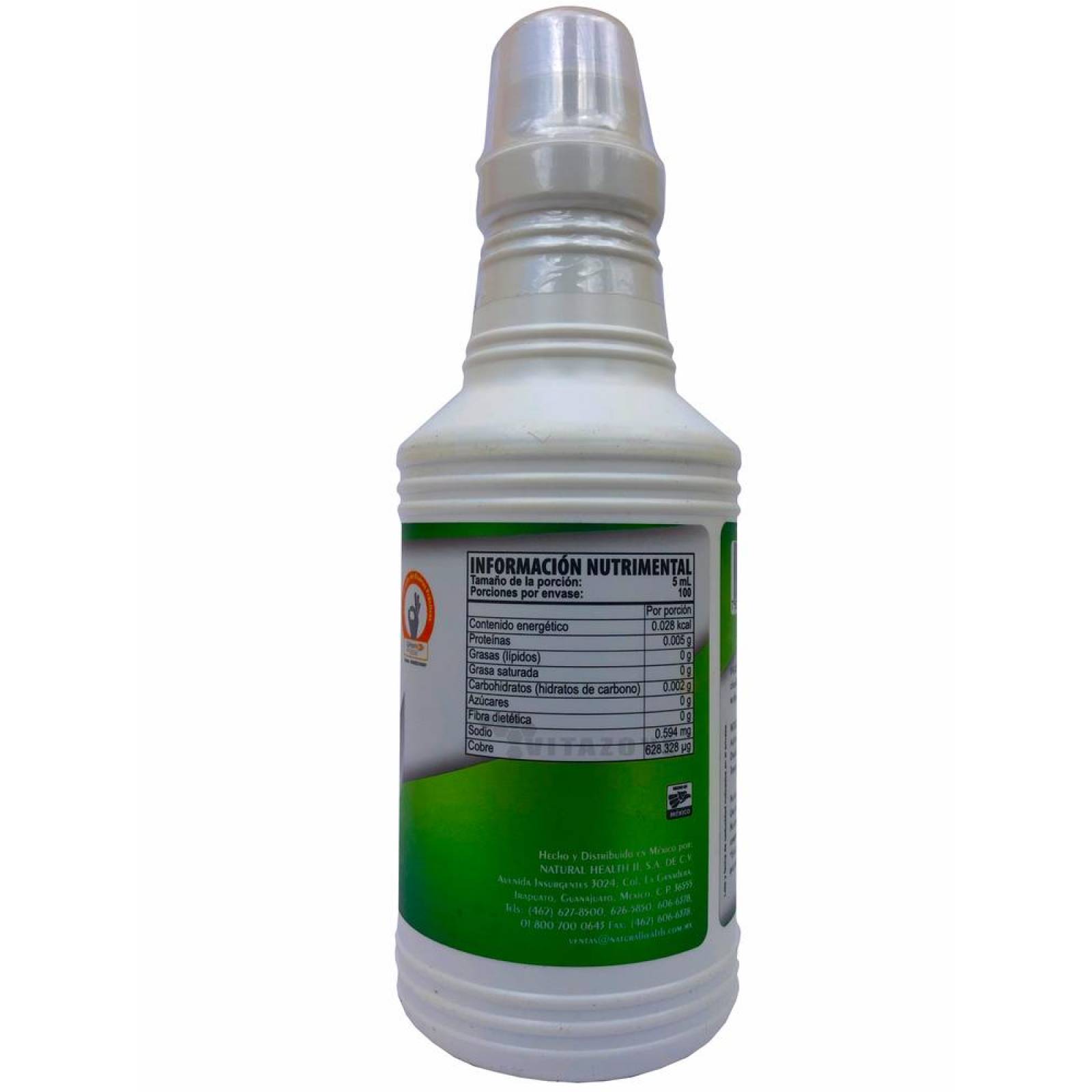 Clorofila Líquida 500 Ml Sabor Menta Natural Health 