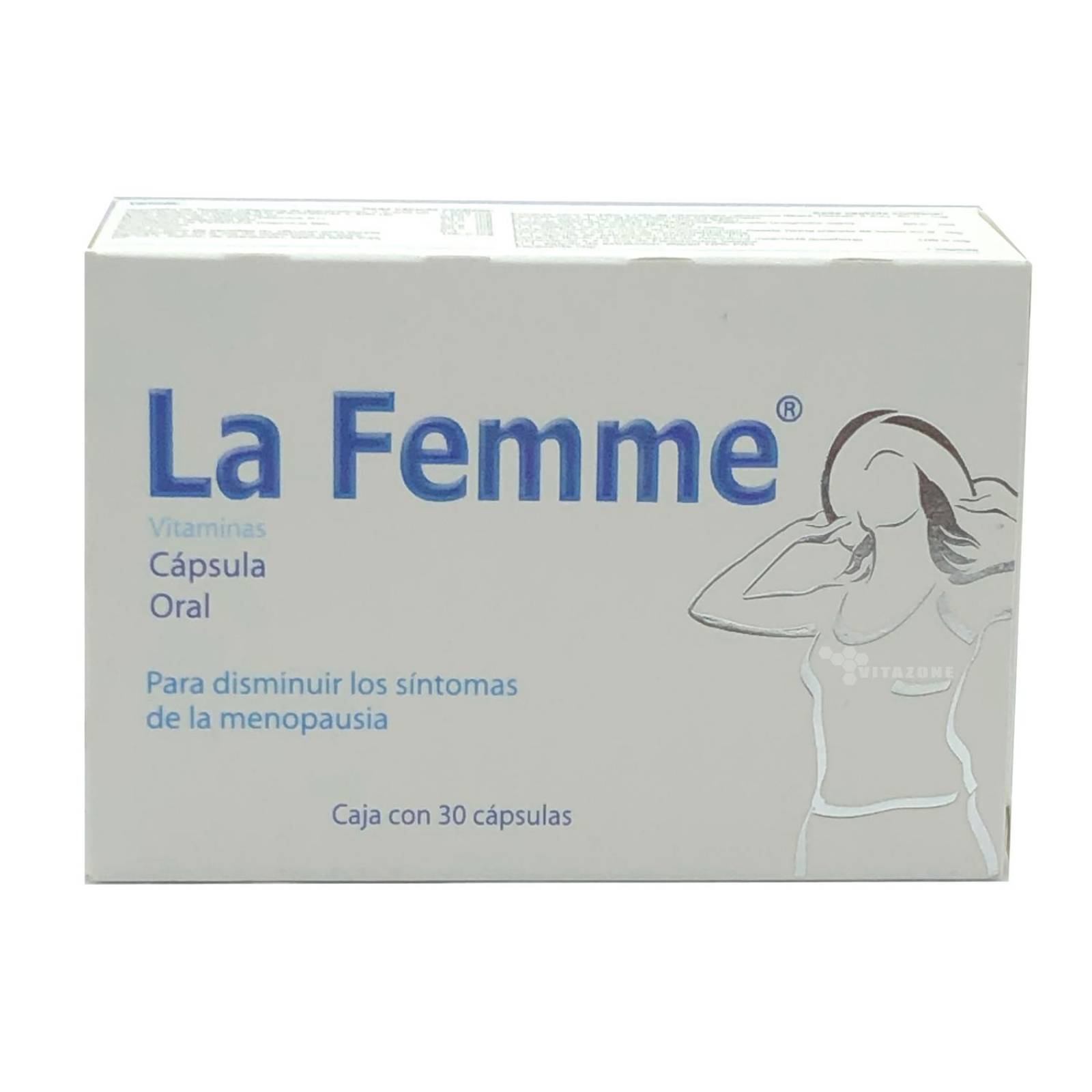 La Femme Isoflavonas de Soya y Vitaminas 30 cápsulas