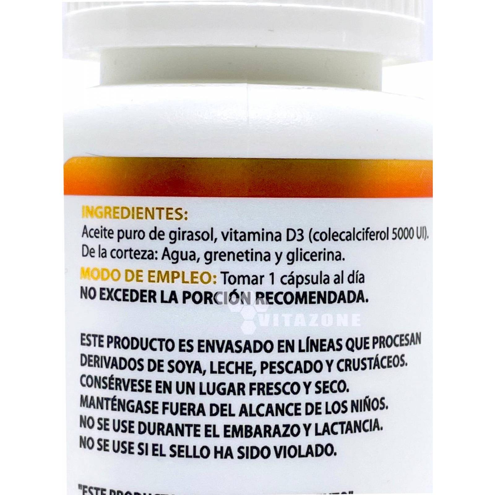 Vitamina D3 5000 UI 60 cápsulas Natural Health