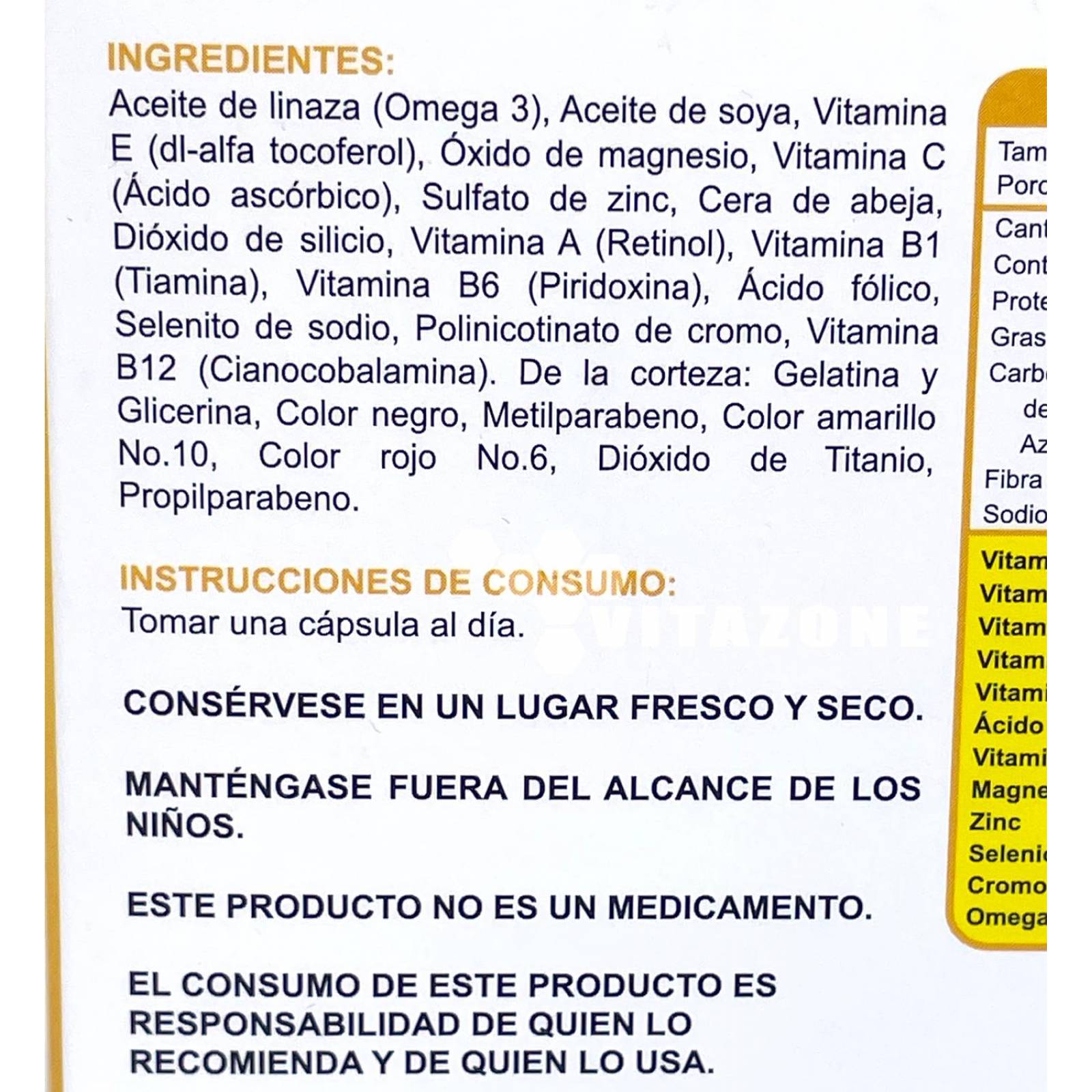 Dibenel multivitaminico Antioxidantes Omega 30 cáps 