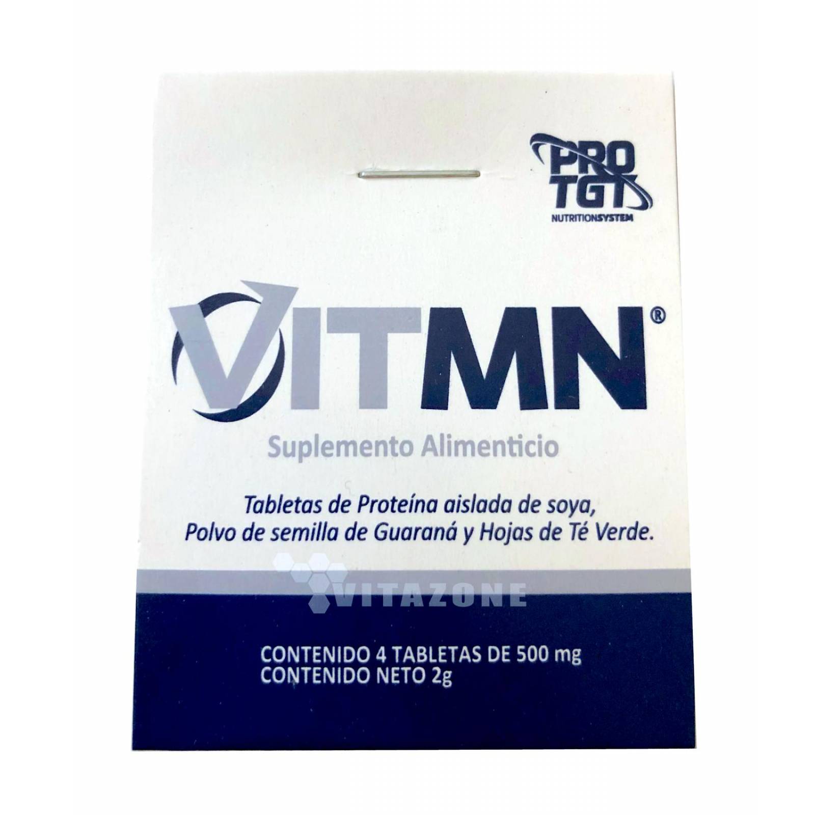 VITMEN (energizante) 4 tabletas de 500 mg PROTGT. 